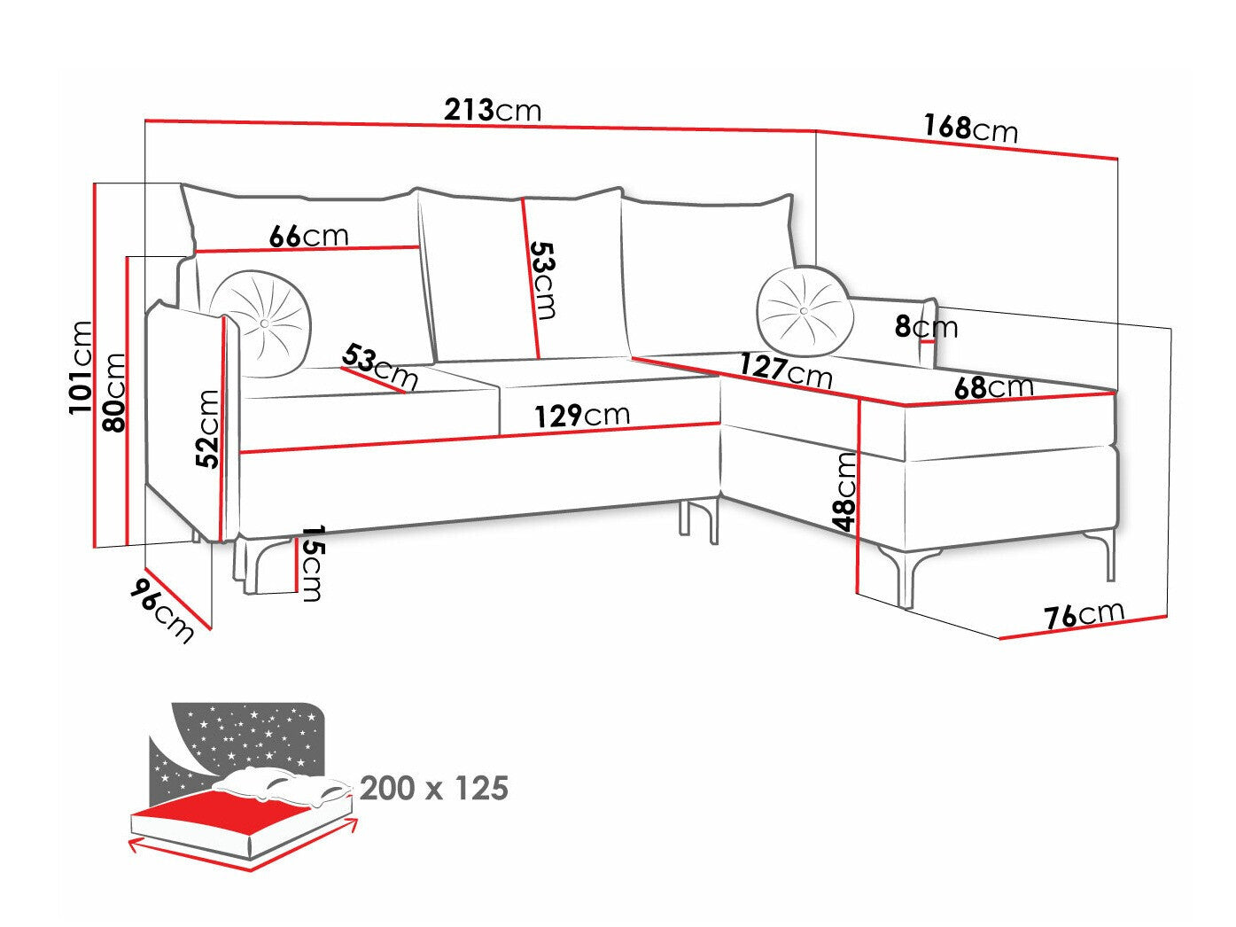Hjørnesofa Clovis 112