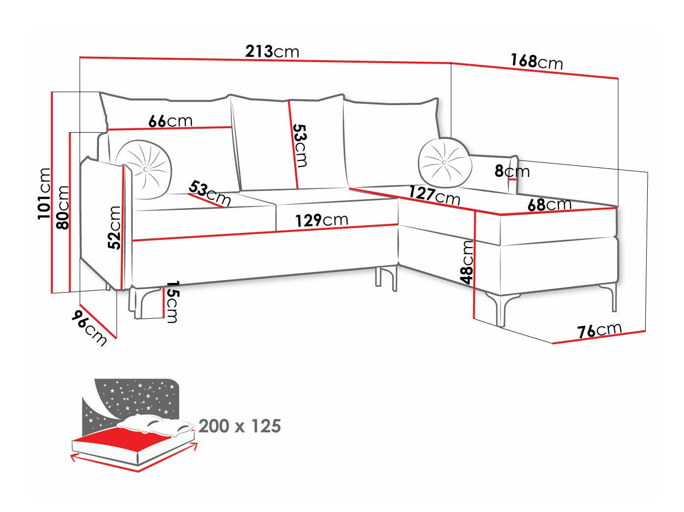 Hjørnesofa Clovis 112