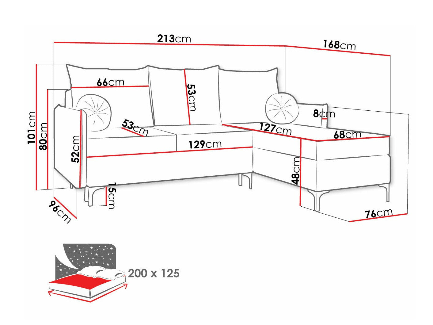 Hjørnesofa Clovis 112