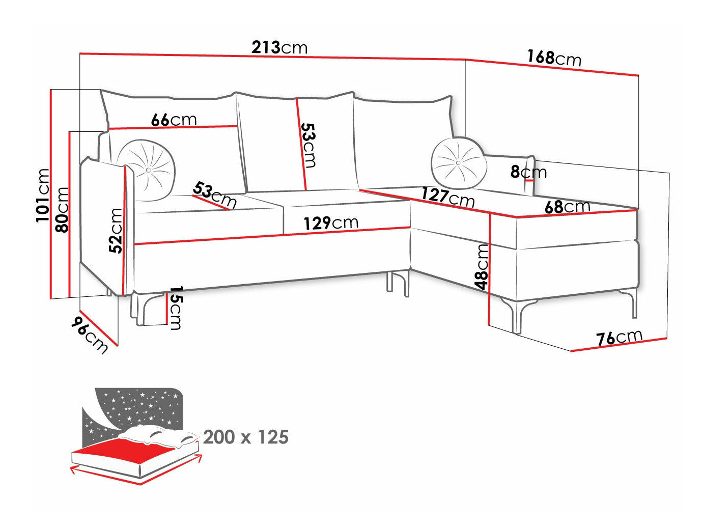 Hjørnesofa Clovis 112