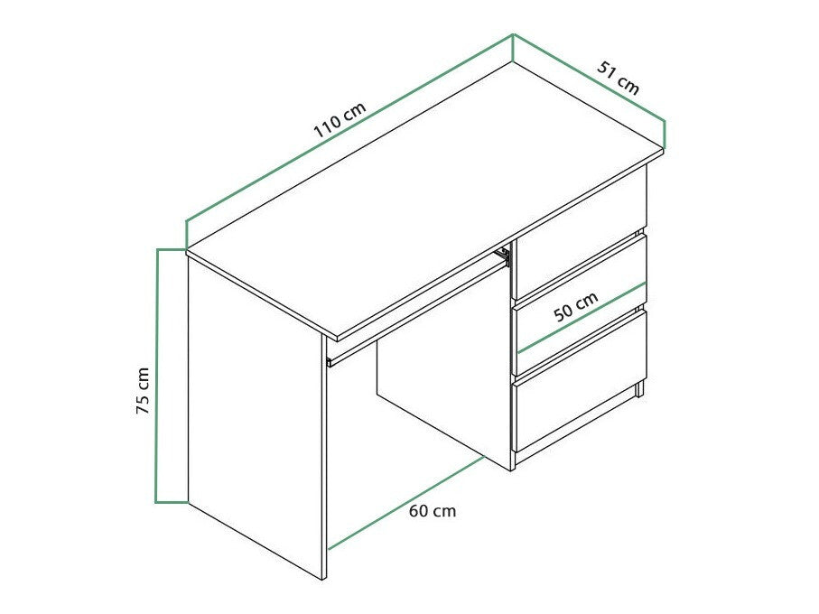 Skrivebord Murrieta J108