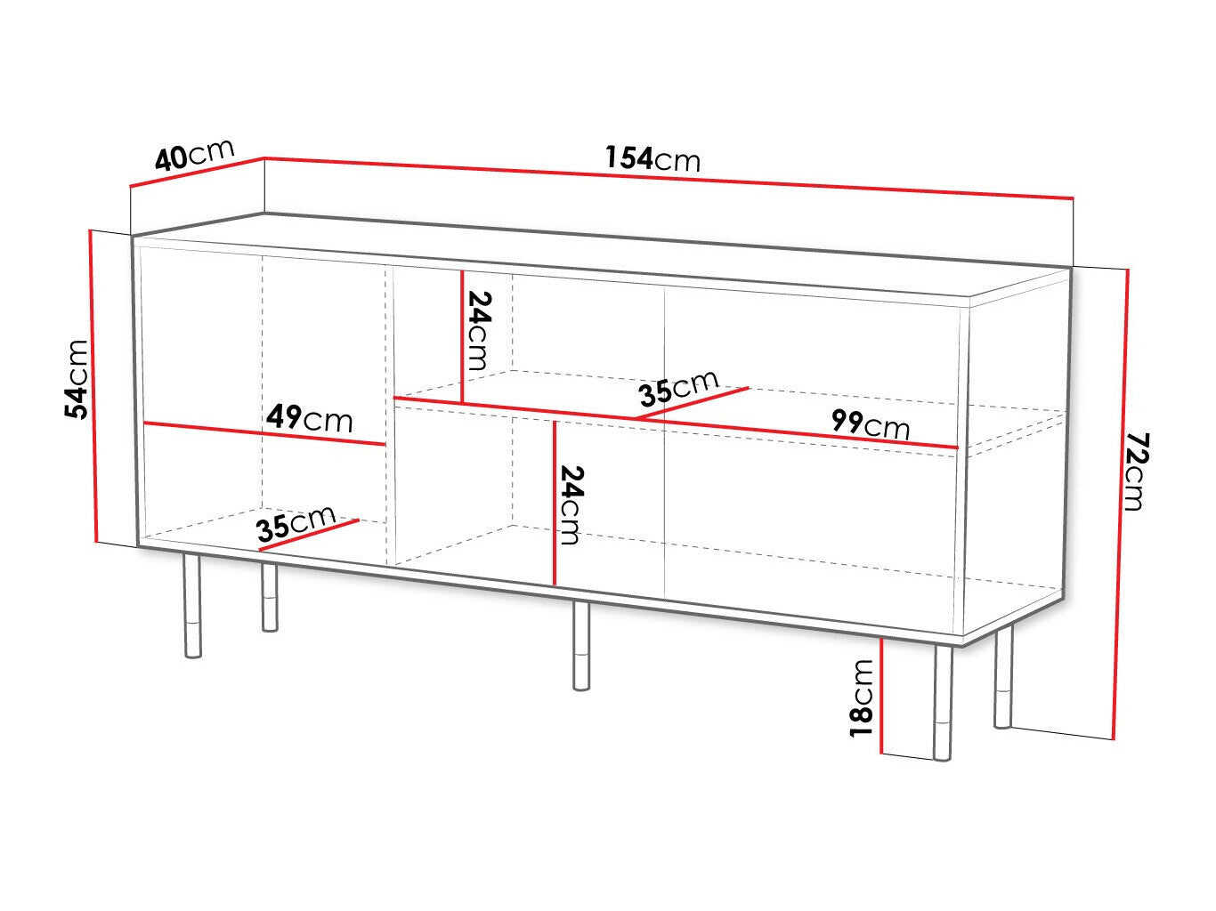 Sideboard Charlotte P100