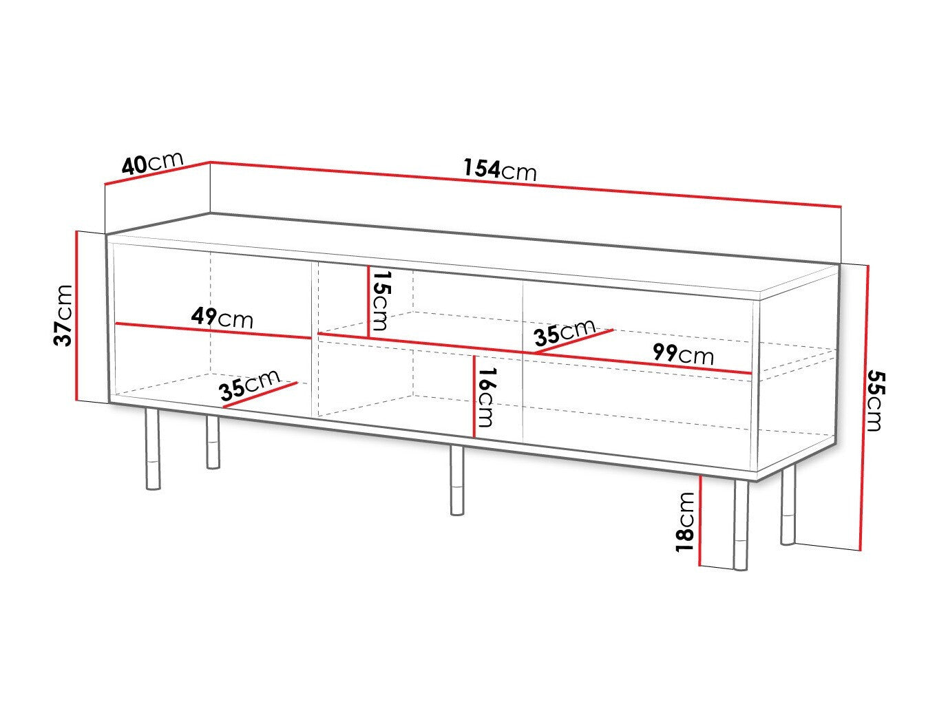 TV stand Charlotte P103