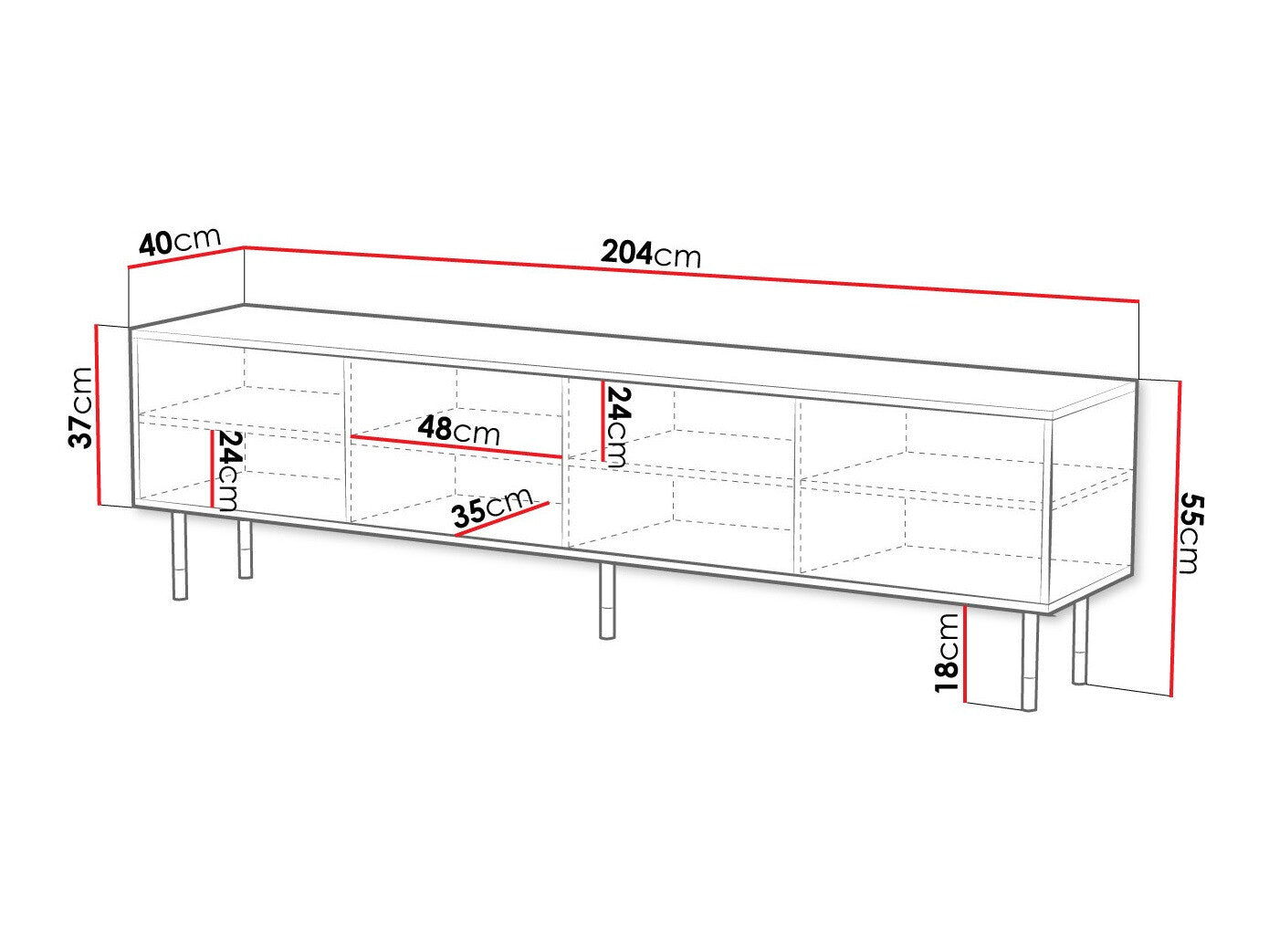 TV stand Charlotte P104