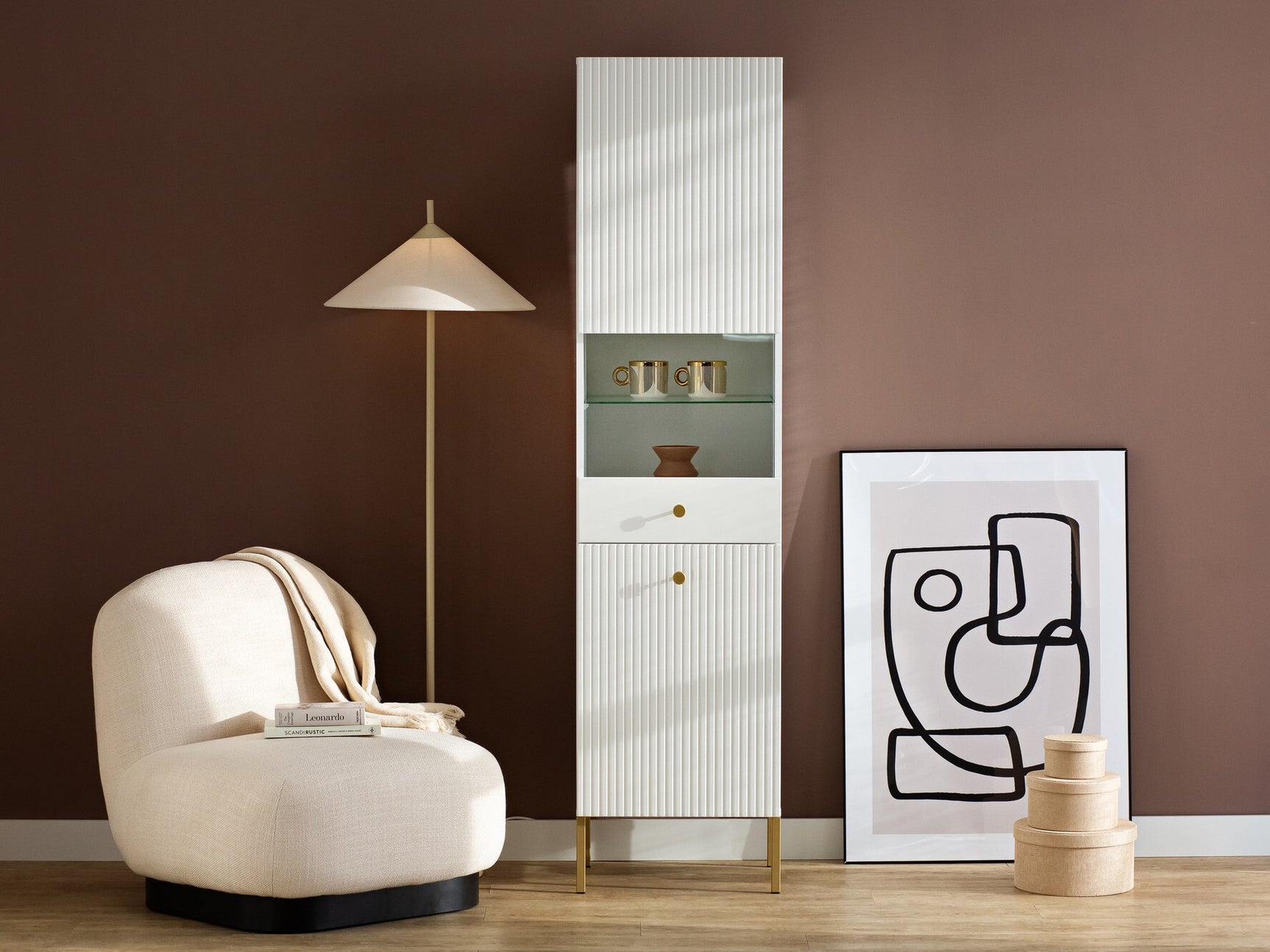 Vitrineskab Bristol F107