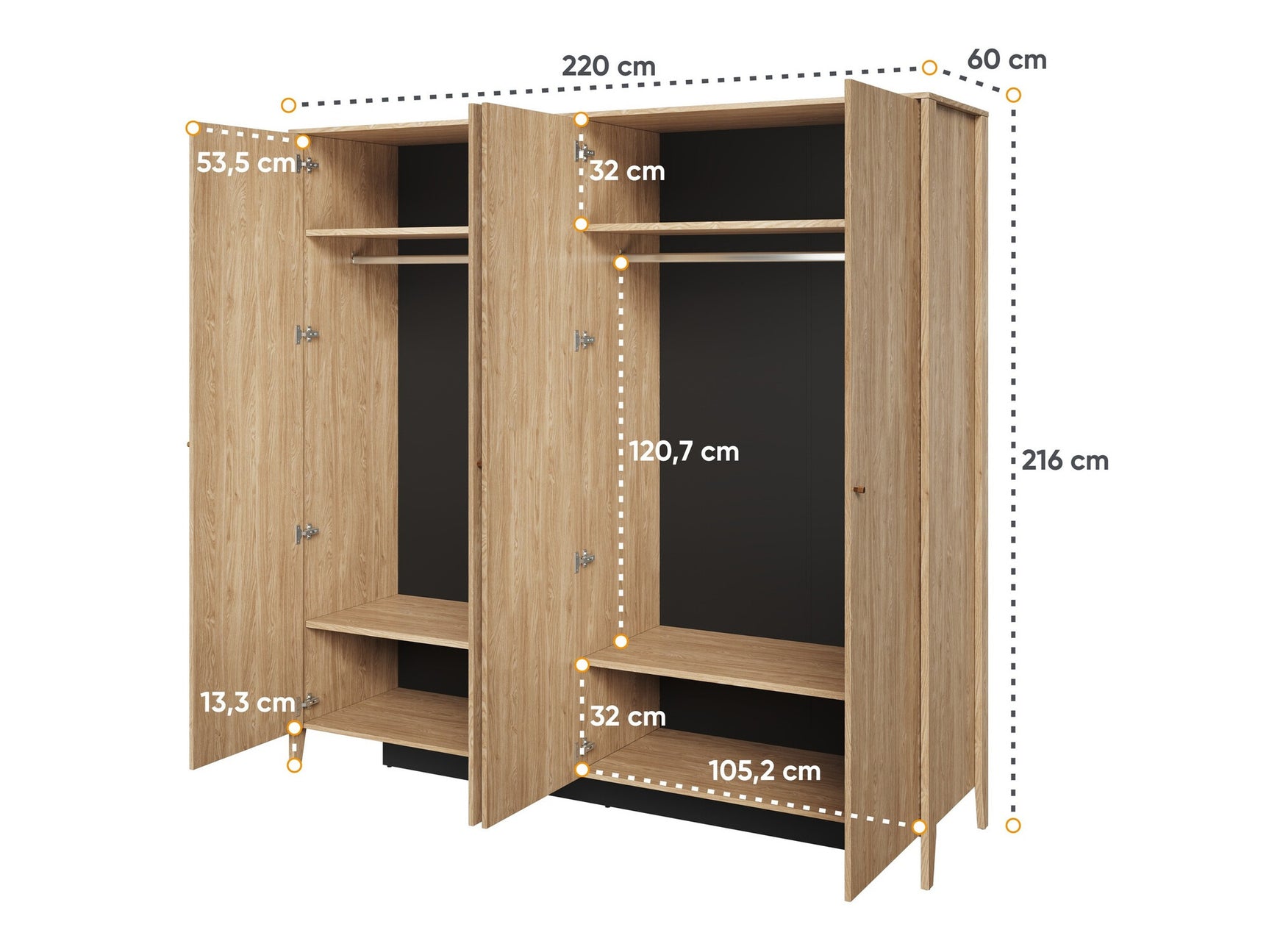 Garderobe Fresno AS100