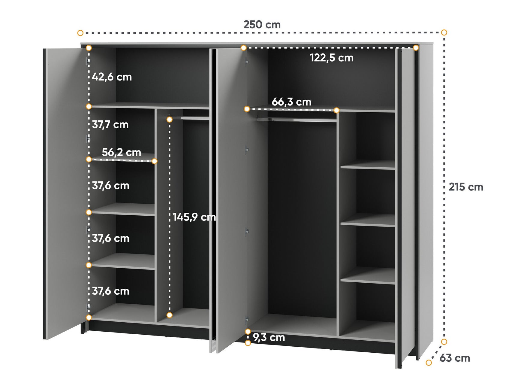 Garderobe Fresno AT100