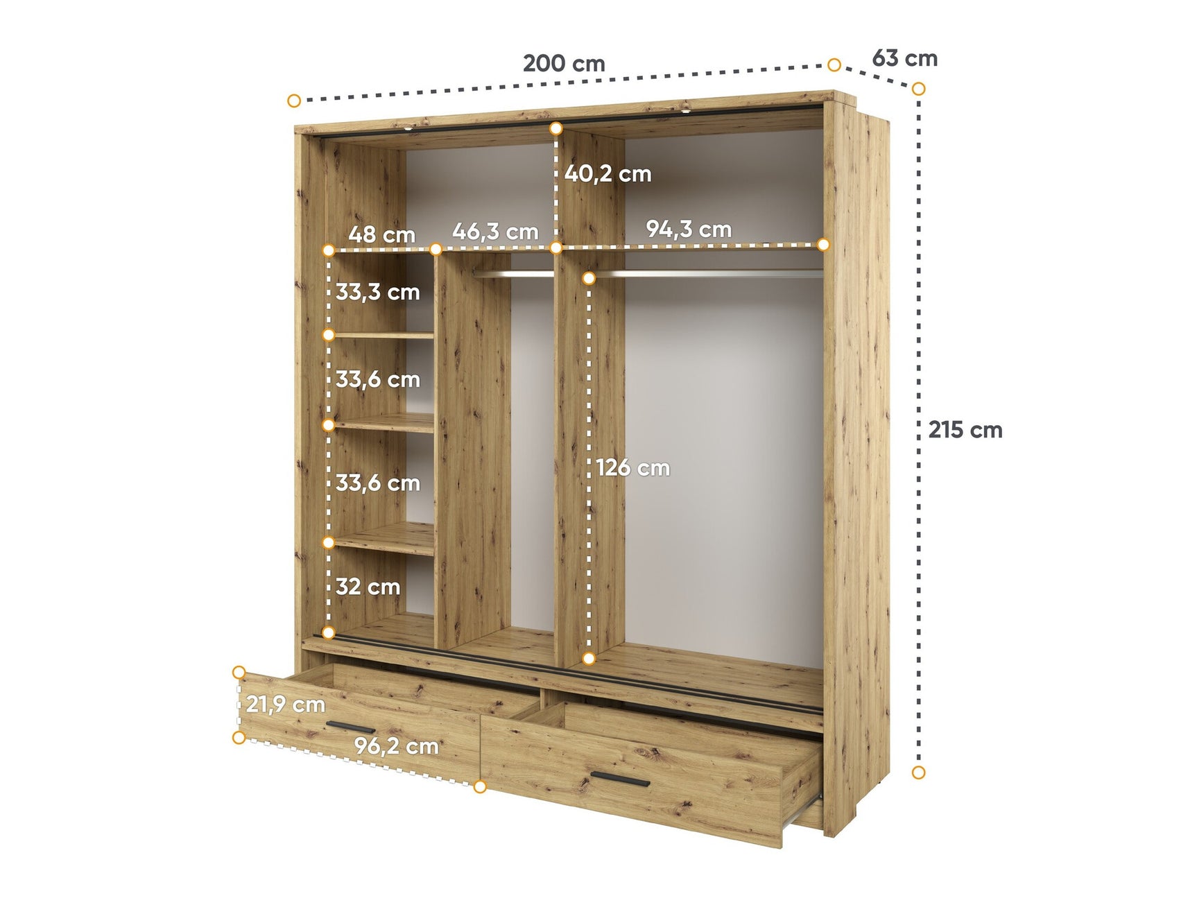 Garderobe Fresno 104
