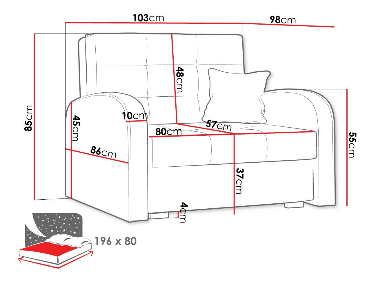 Lænestol Columbus 114