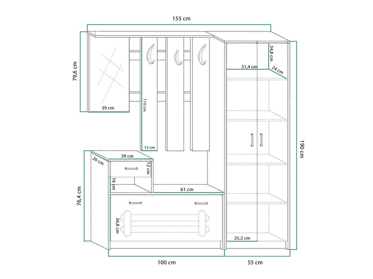 Entrésæt Gilroy 106