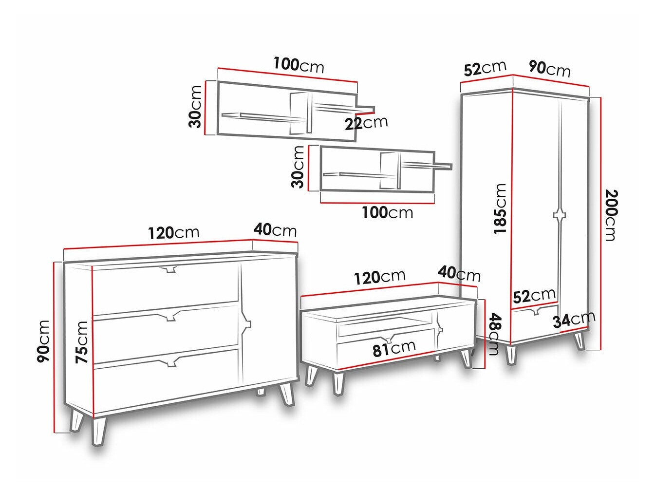 Living room set Providence E119
