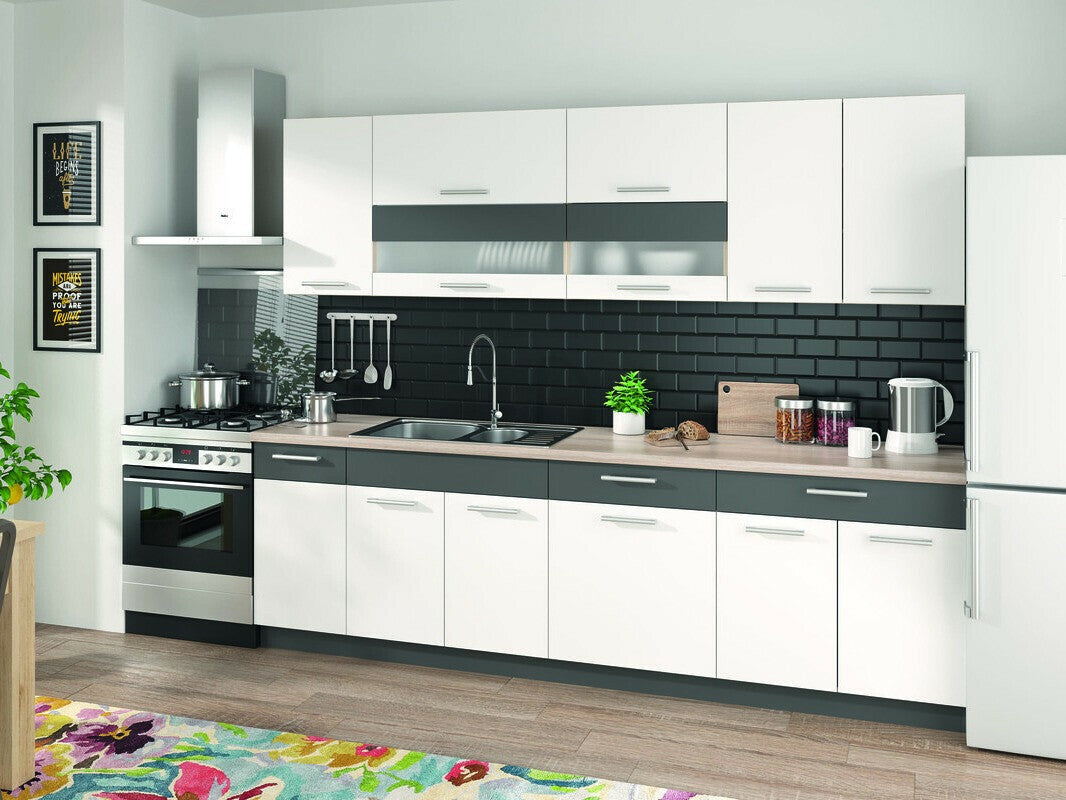 Modulært hjørnevægskab Mode White 108