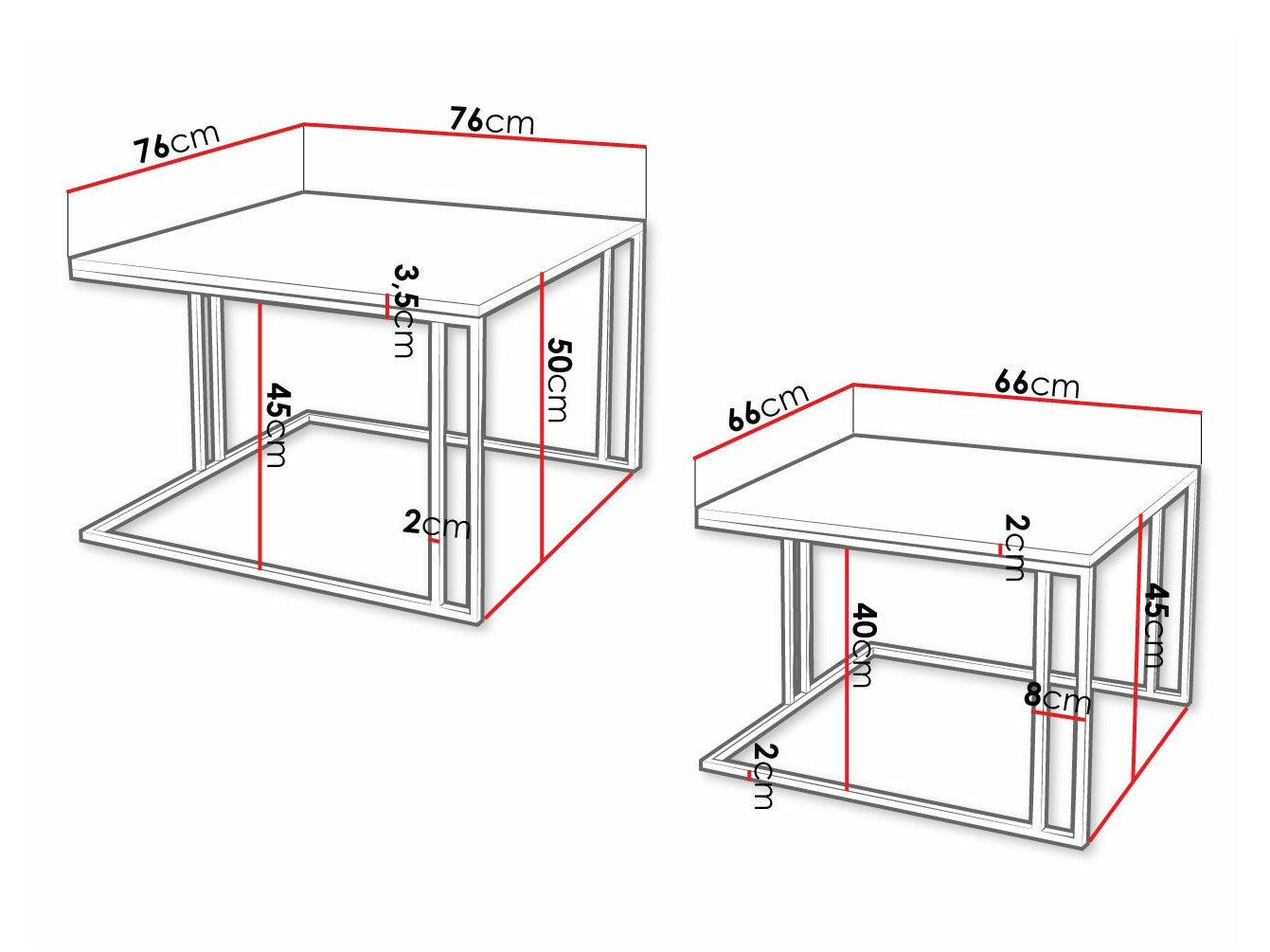 Sofabord-sæt Oswego 110