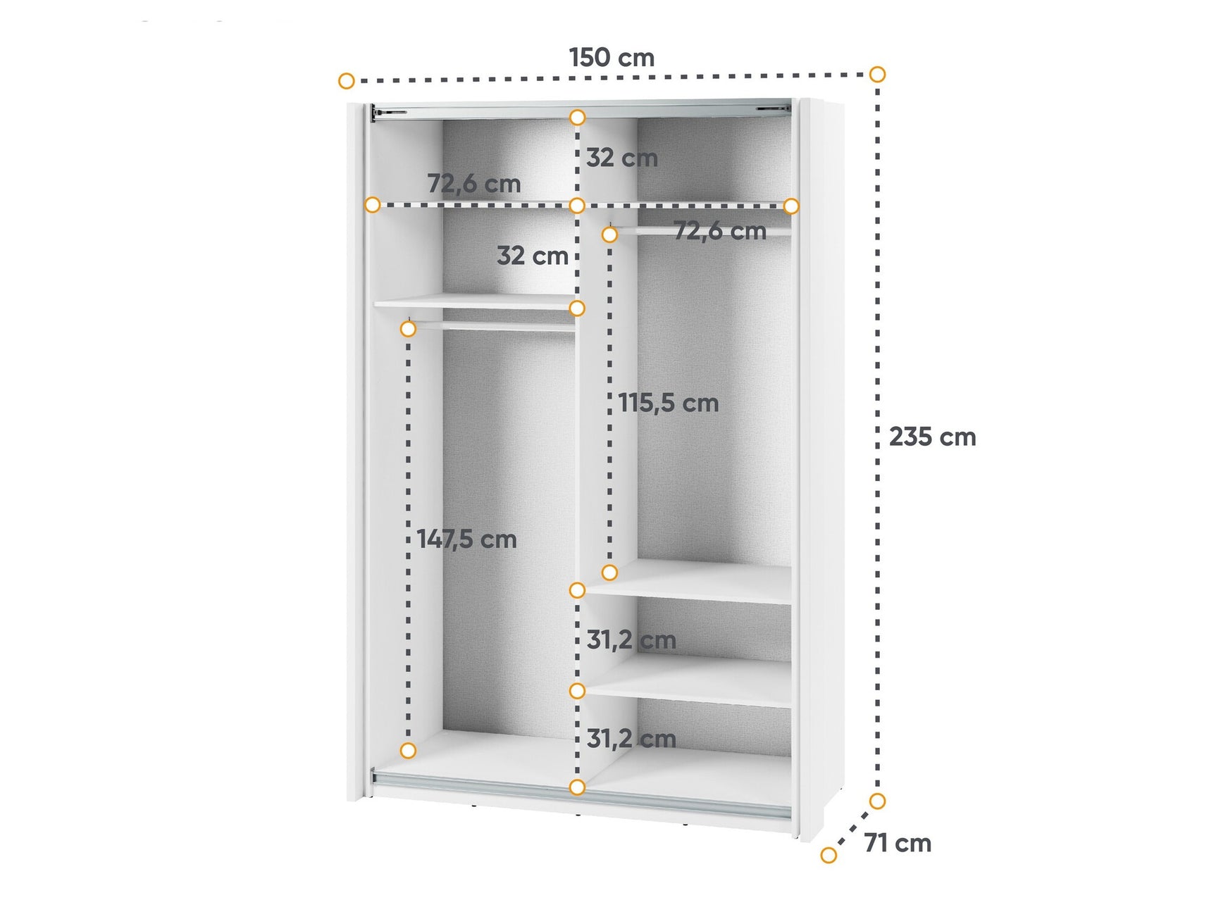 Garderobe Fresno 134