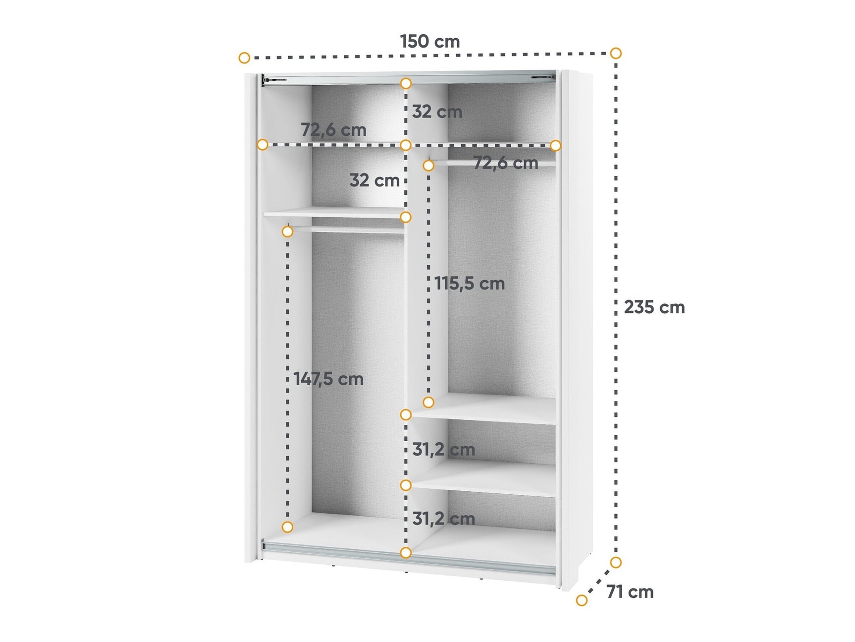Garderobe Fresno 134
