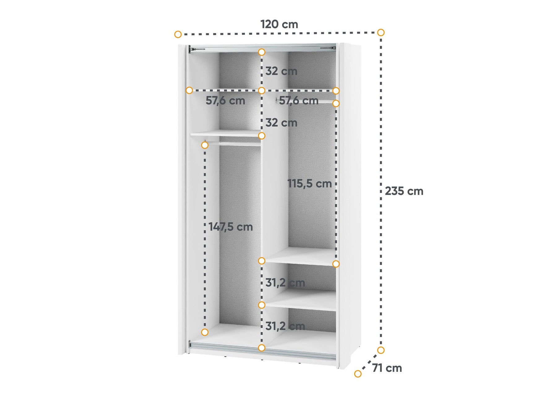 Garderobe Fresno 132