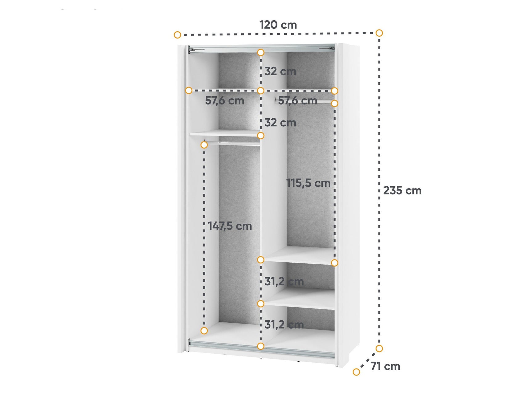 Garderobe Fresno 132