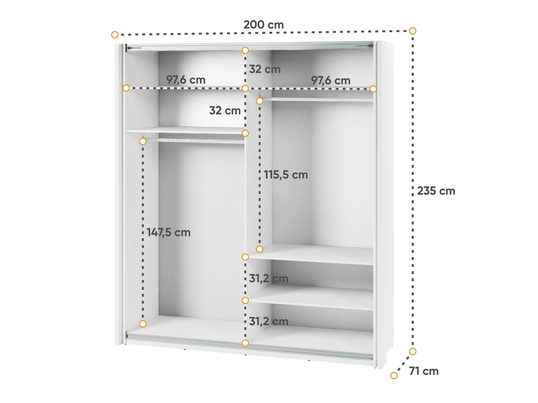 Garderobe Fresno 136