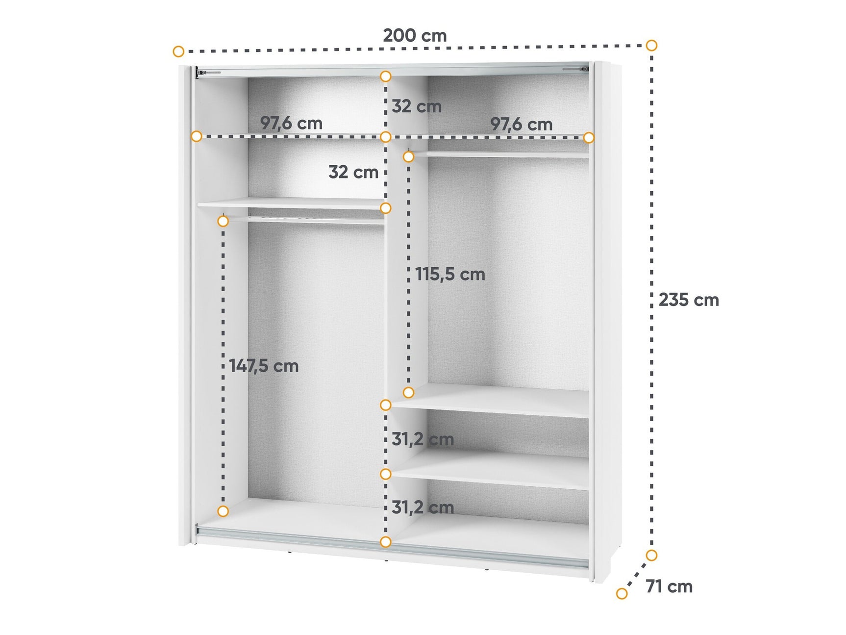 Garderobe Fresno 136