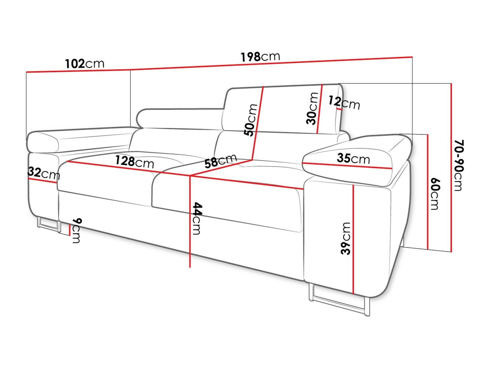 Sofa Comfivo Eliferu 105