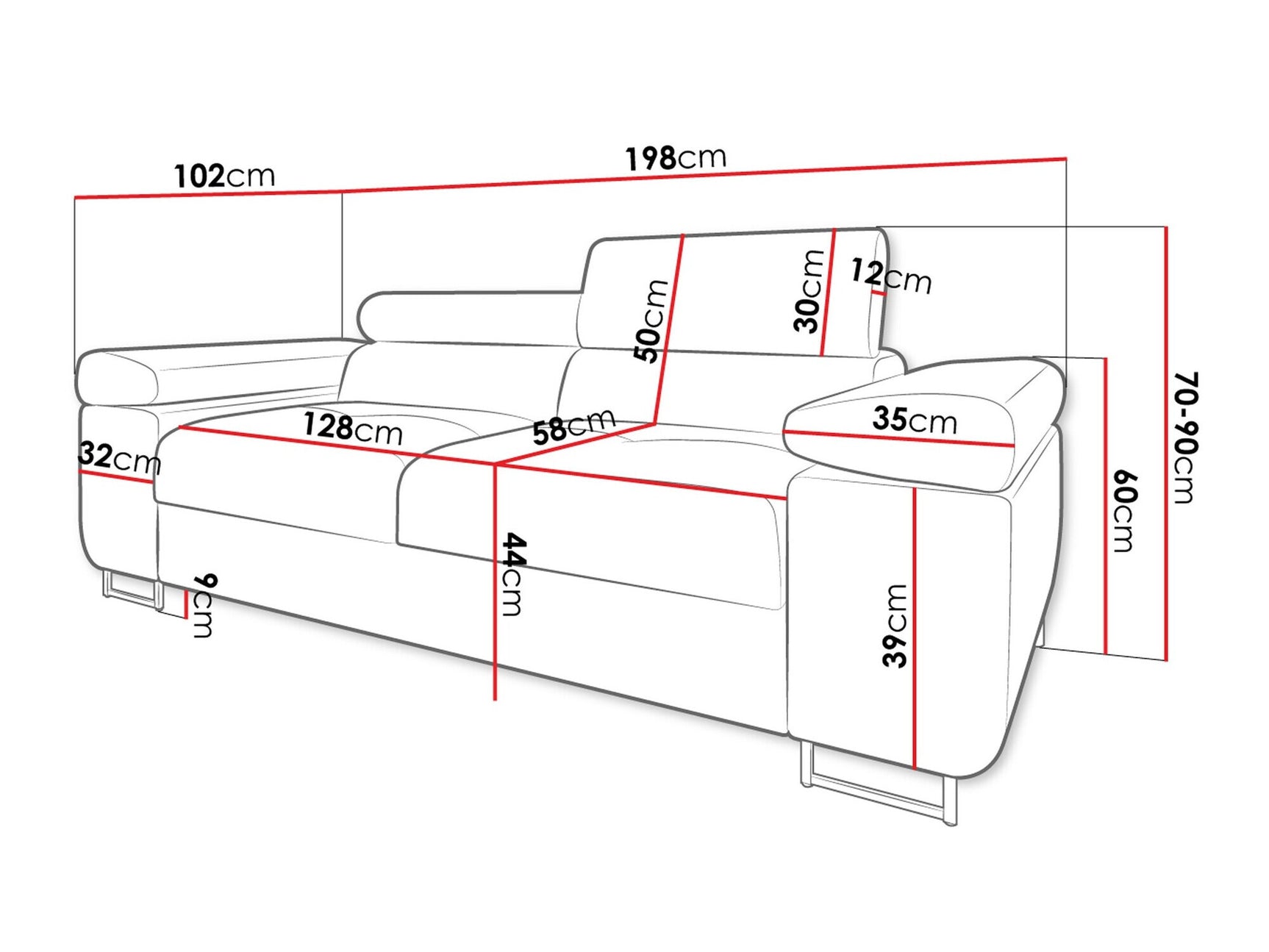 Sofa Comfivo Eliferu 105