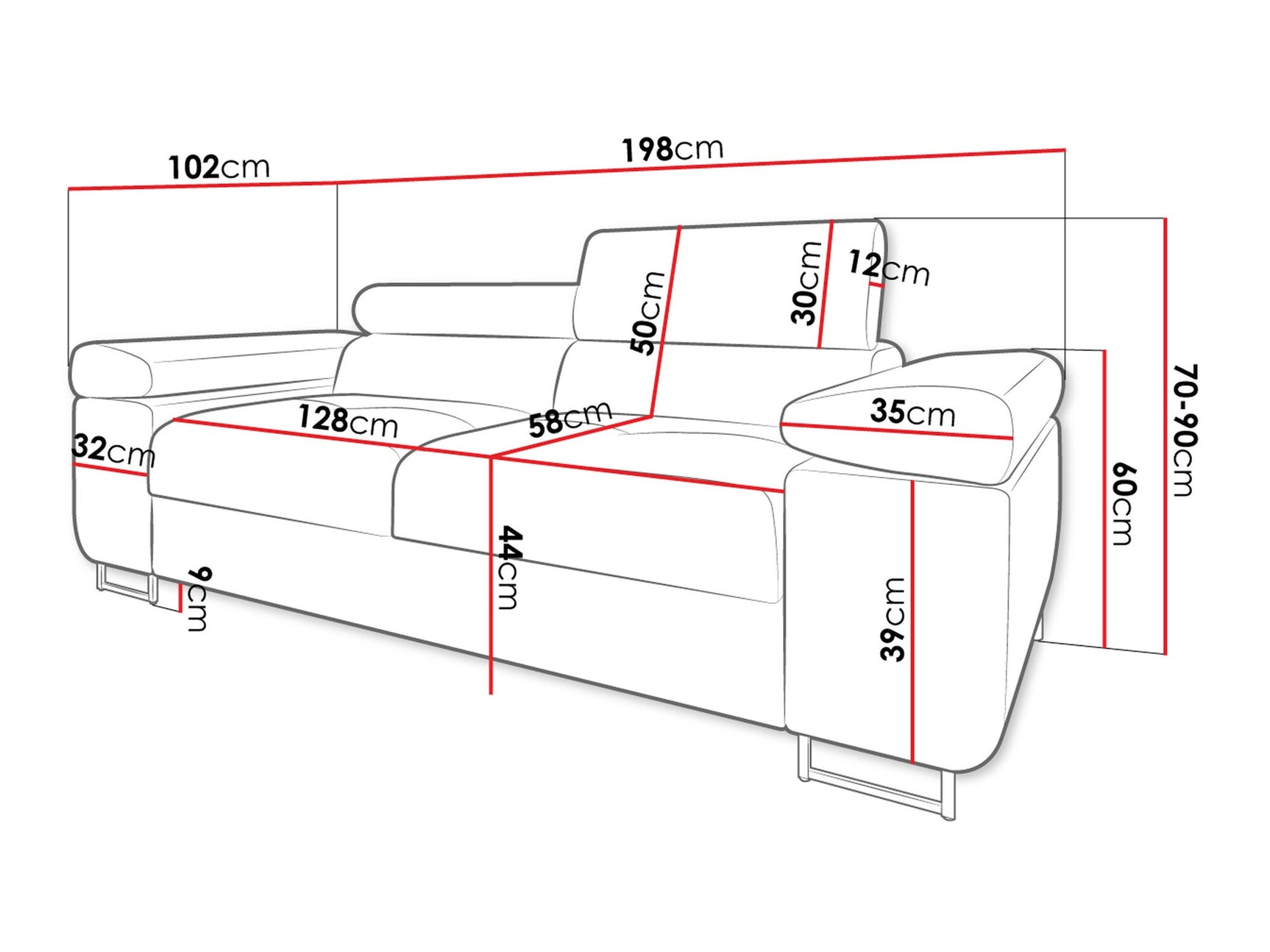 Sofa Comfivo Eliferu 105