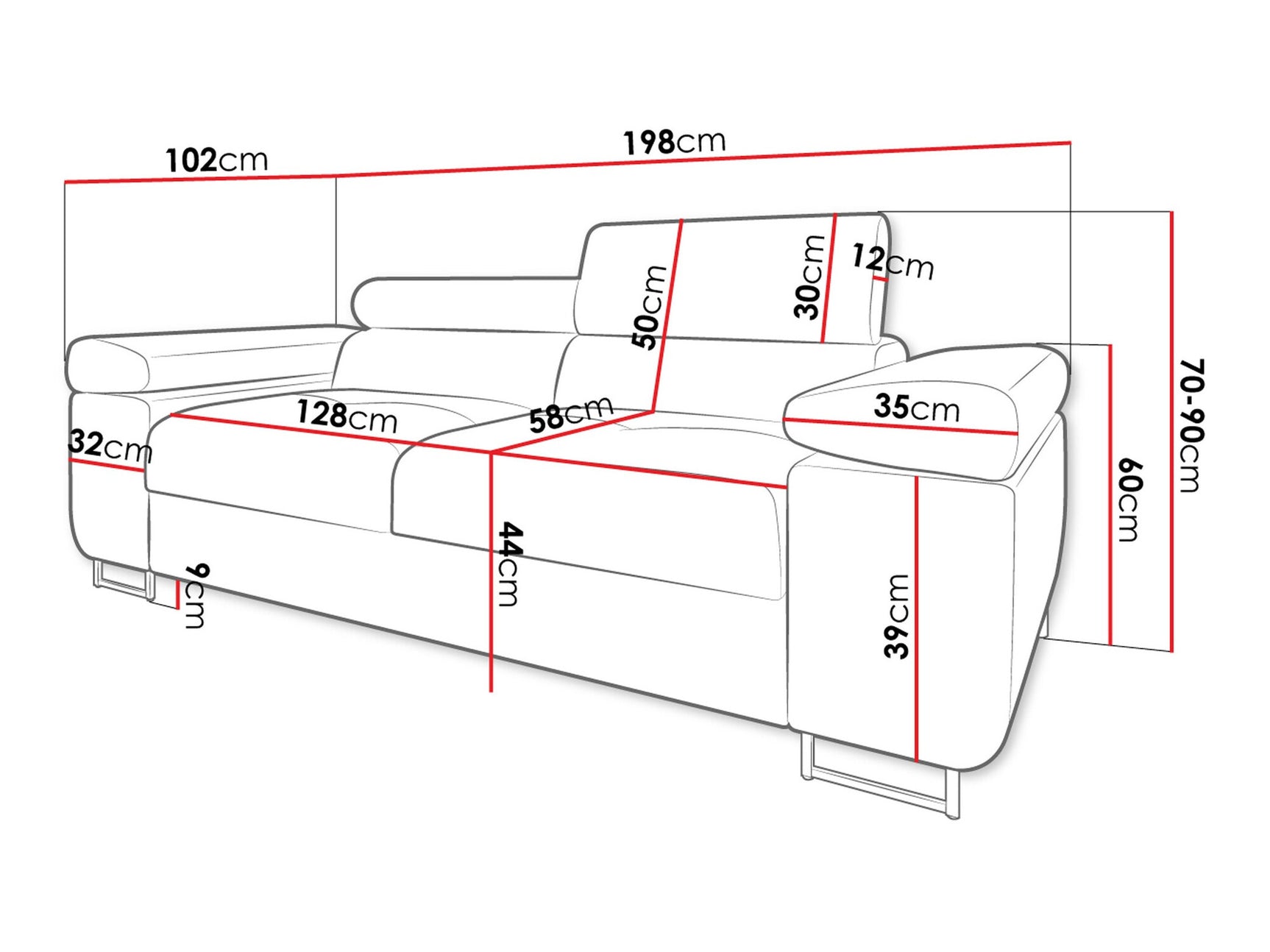 Sofa Comfivo Eliferu 105