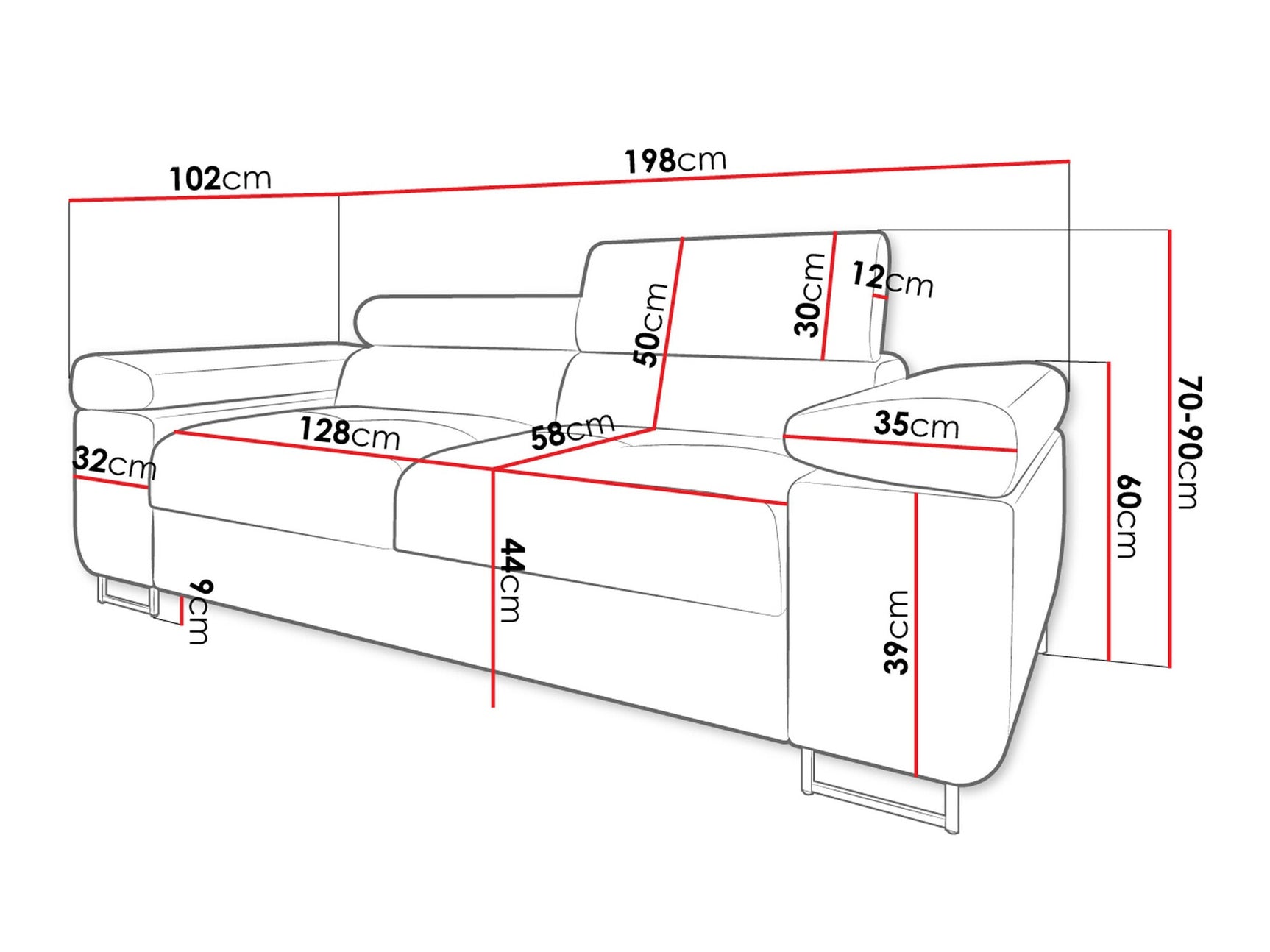 Sofa Comfivo Eliferu 105