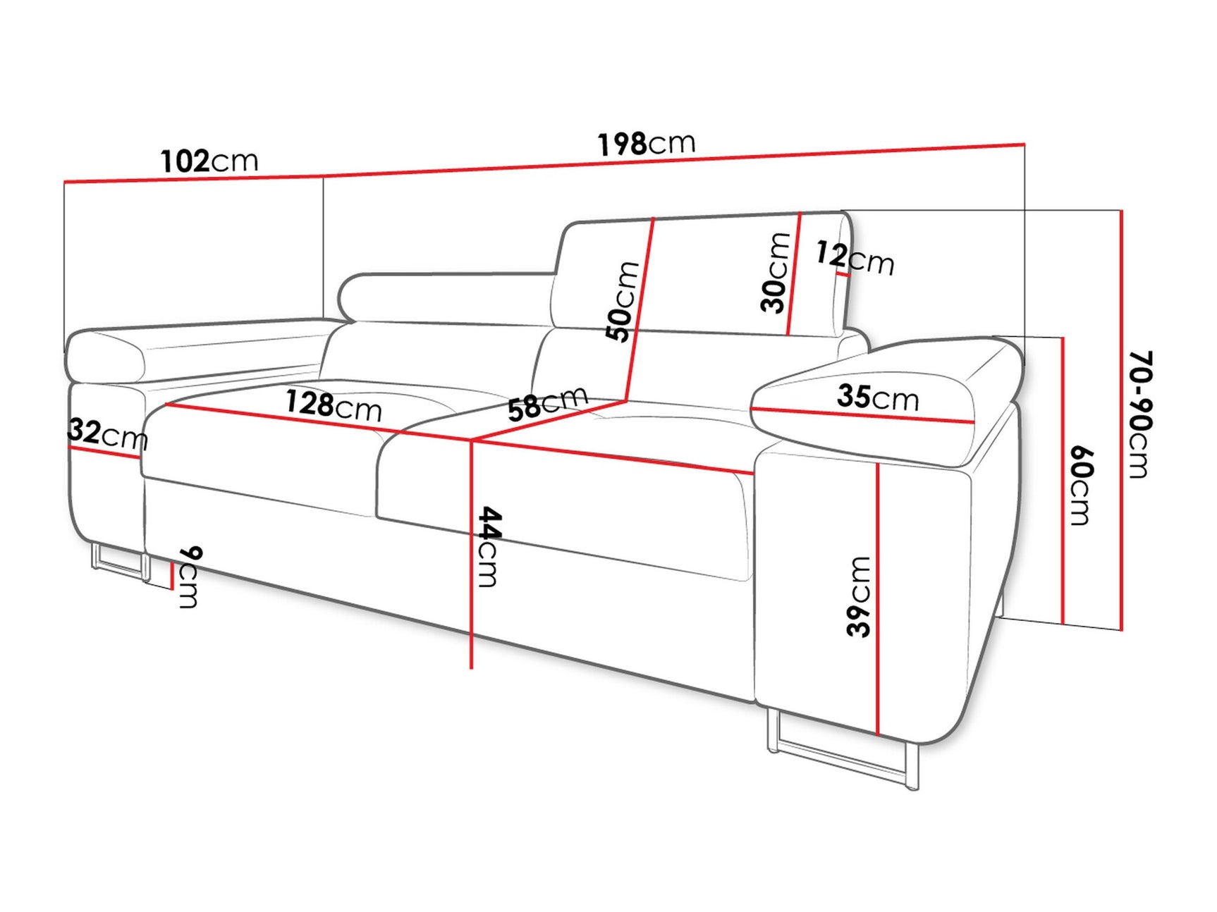 Sofa Comfivo Eliferu 105
