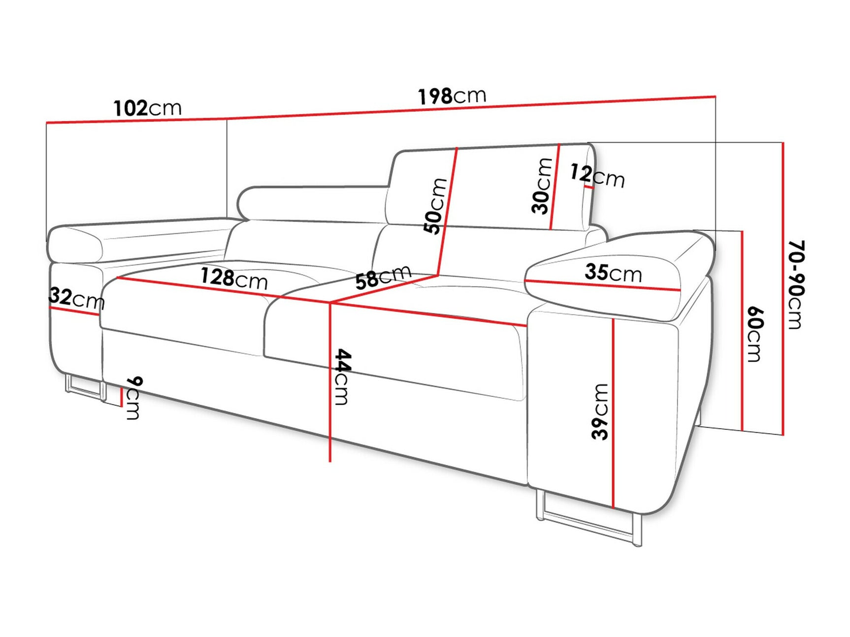 Sofa Comfivo Eliferu 105