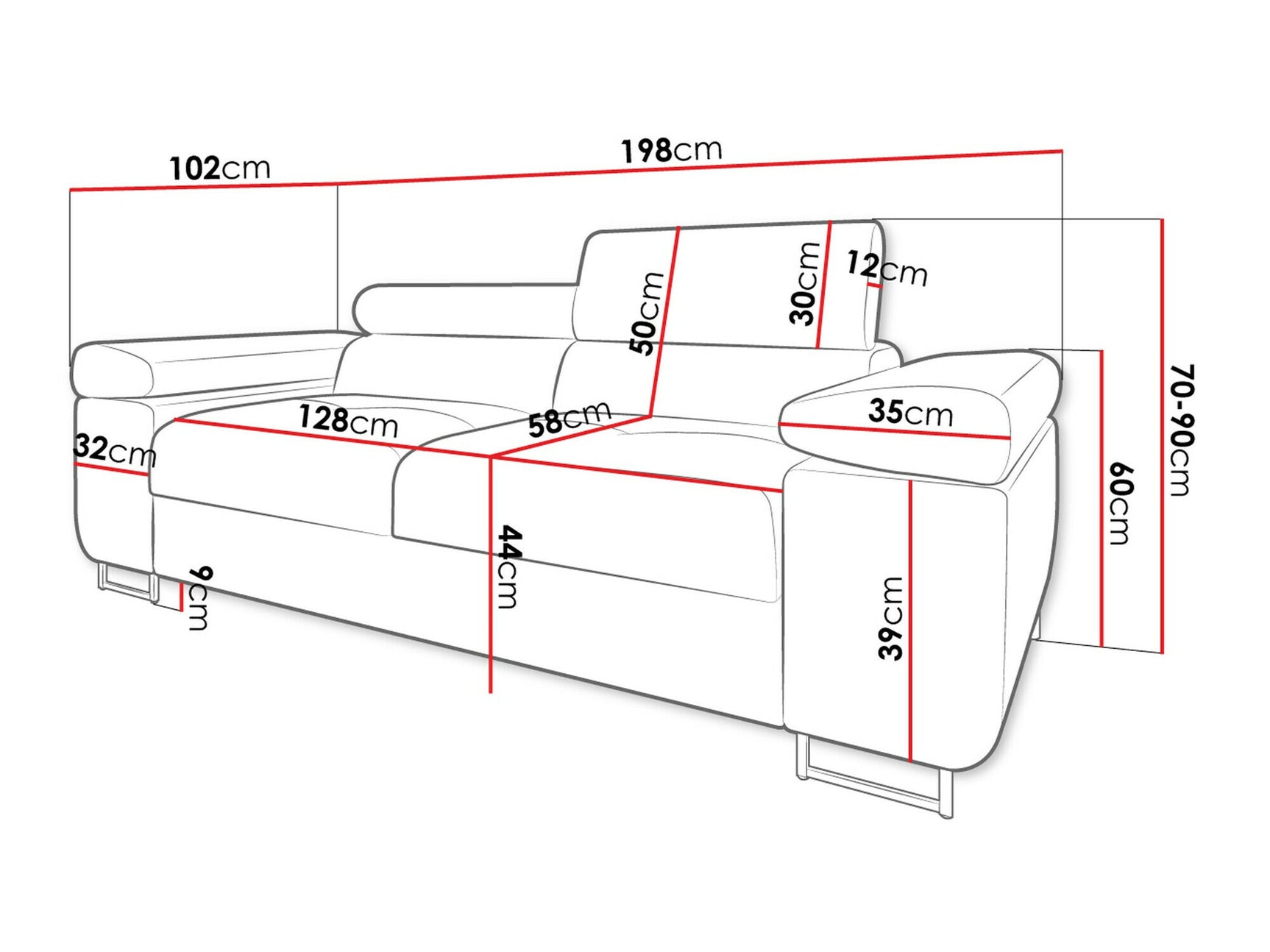 Sofa Comfivo Eliferu 105