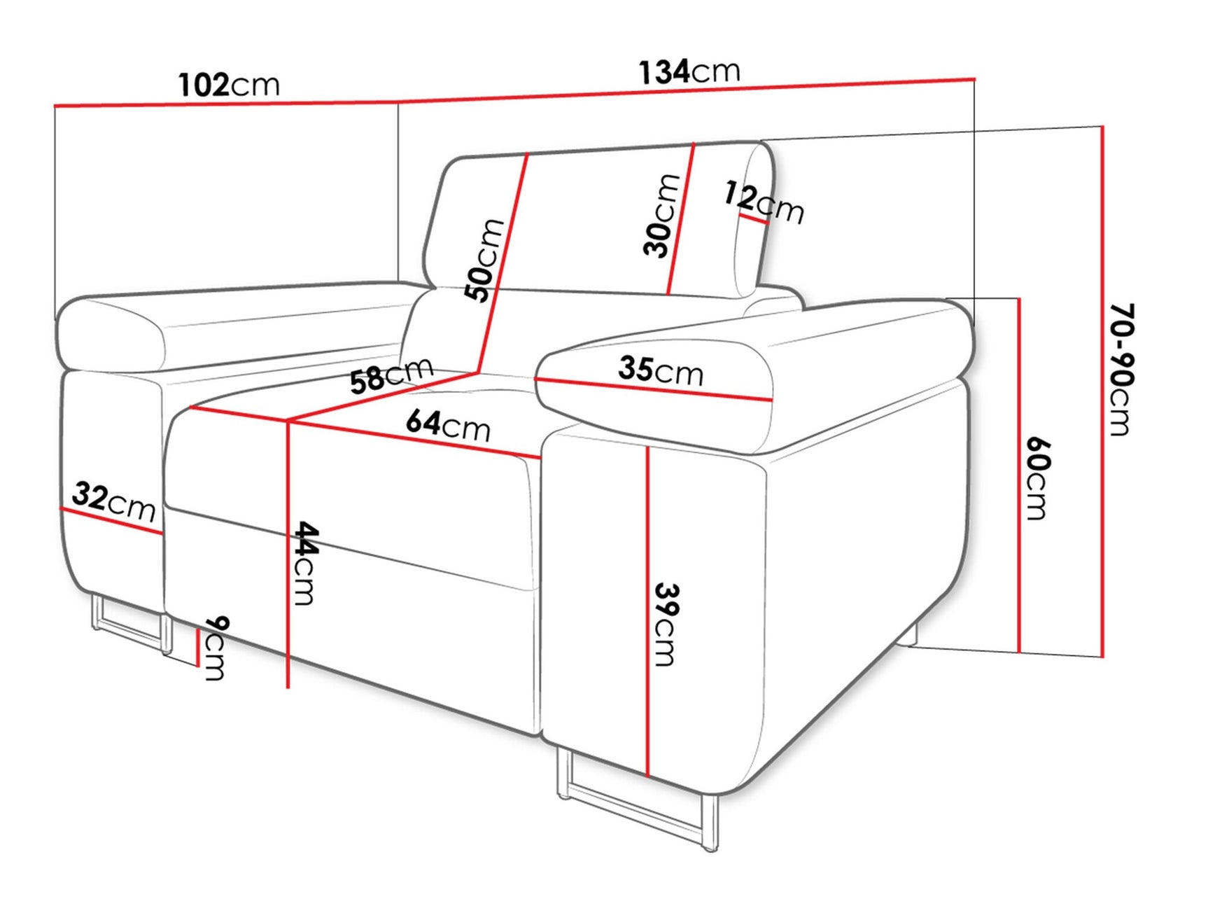 Lænestol Comfivo S106