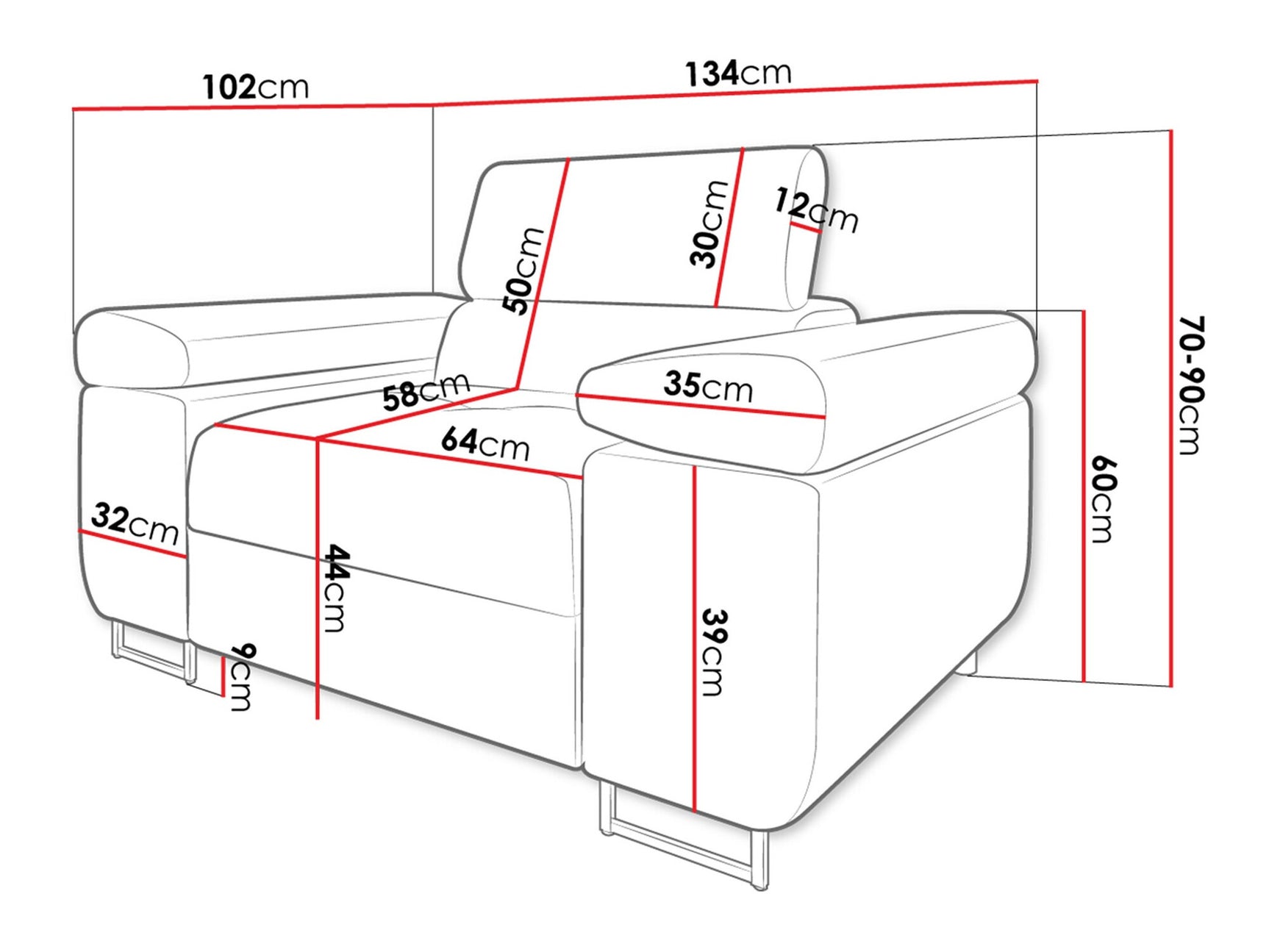 Lænestol Comfivo S106