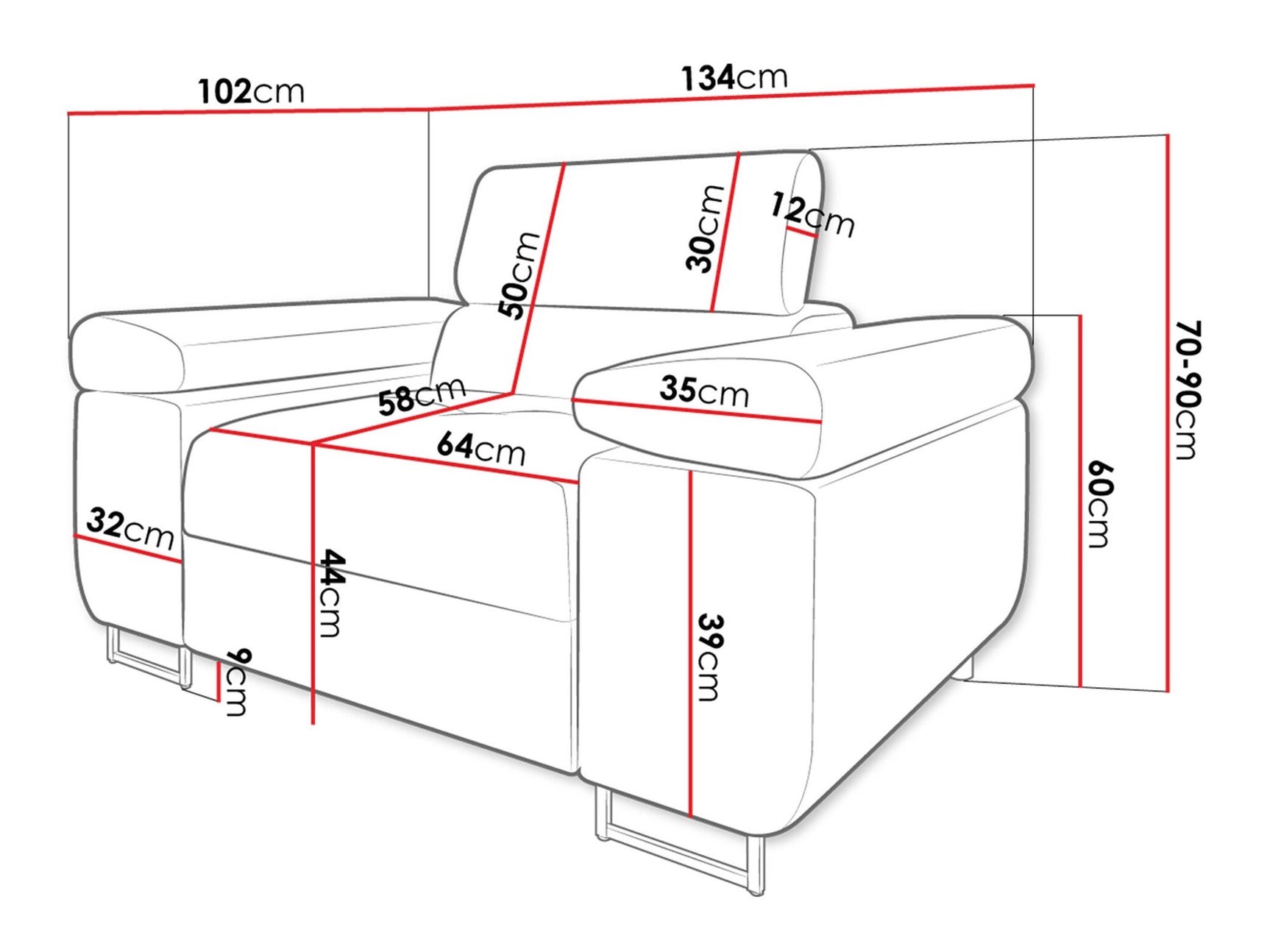 Lænestol Comfivo S106