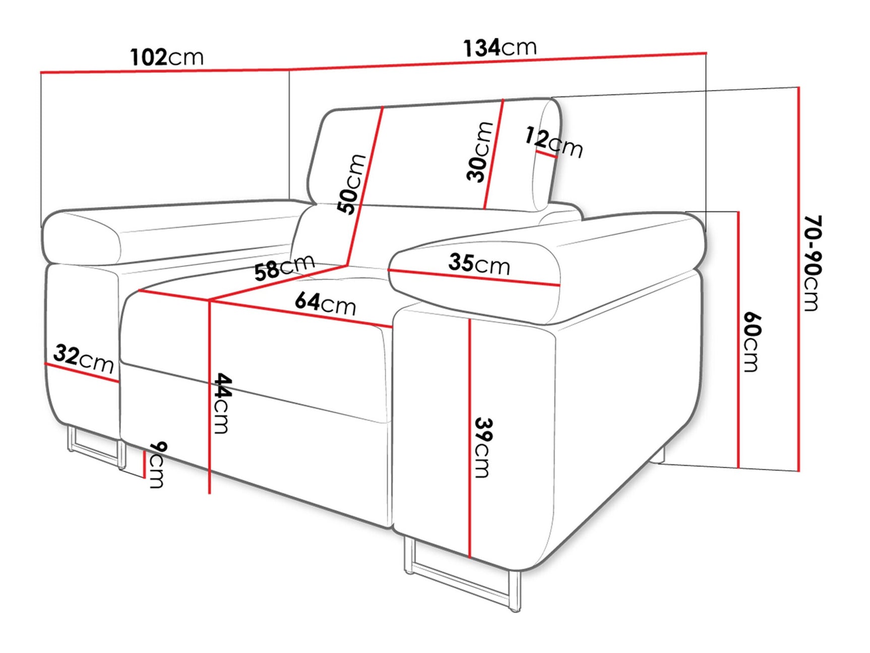 Lænestol Comfivo S106