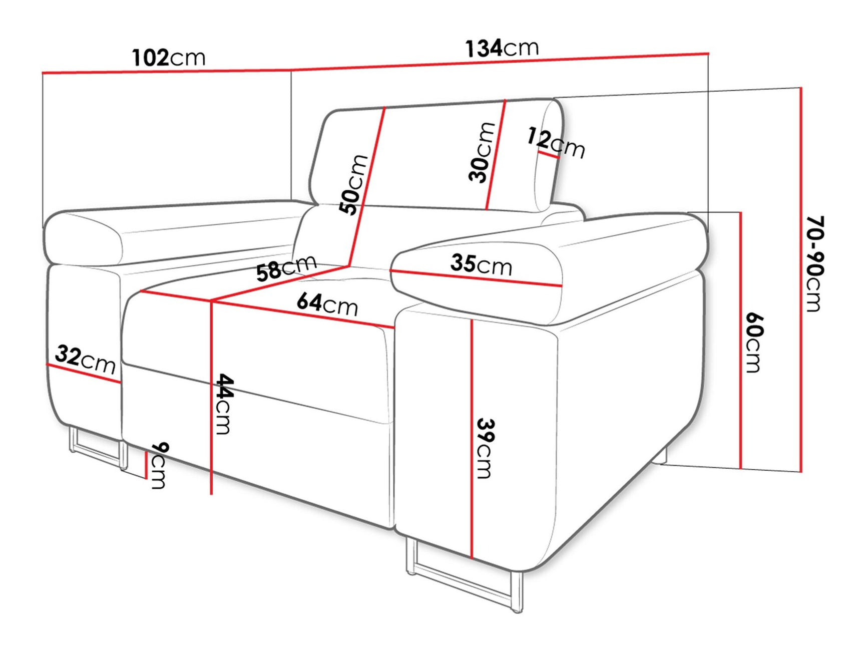 Lænestol Comfivo S106