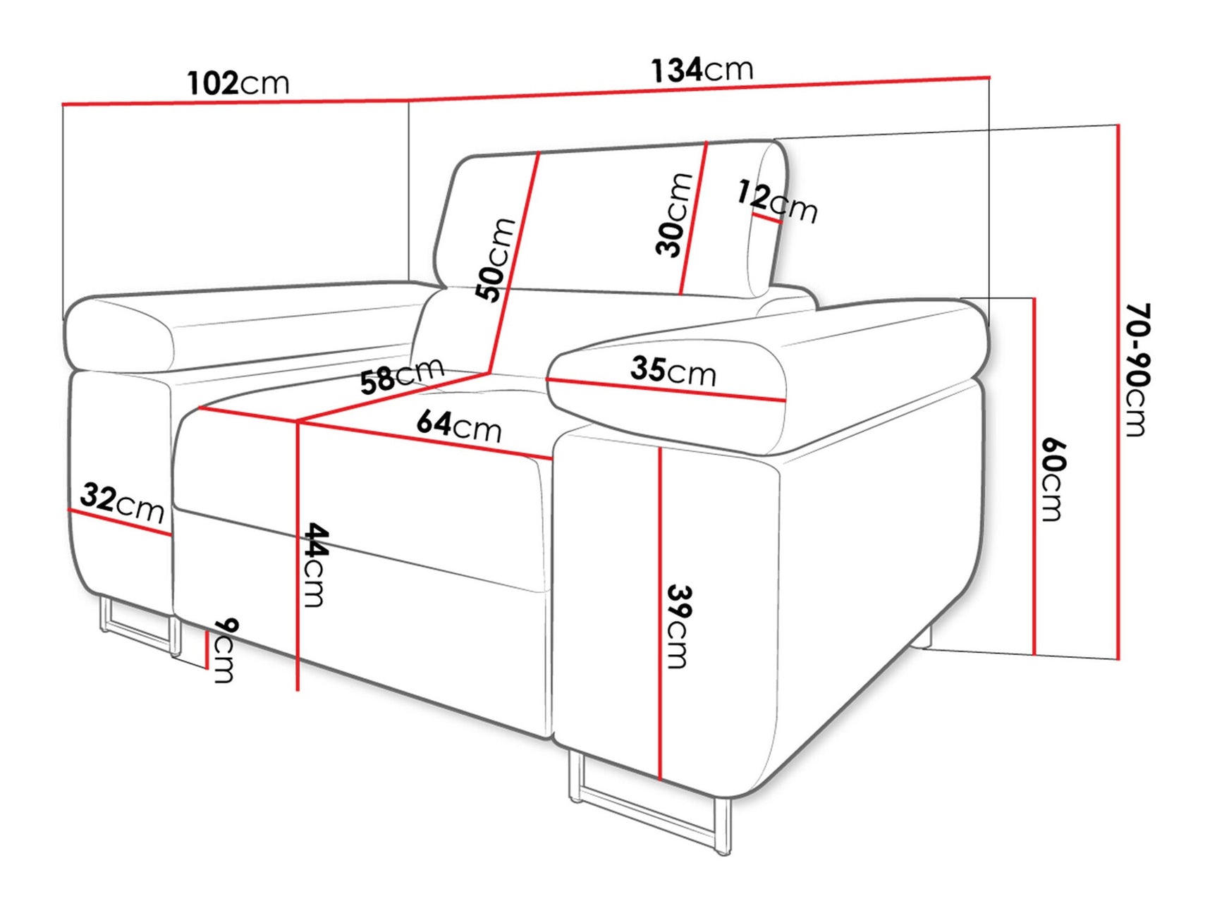 Lænestol Comfivo S106