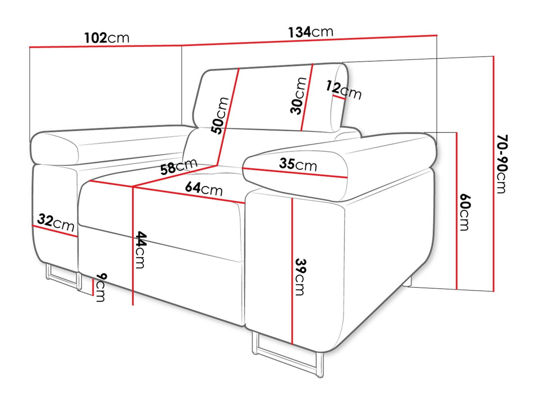 Lænestol Comfivo S106