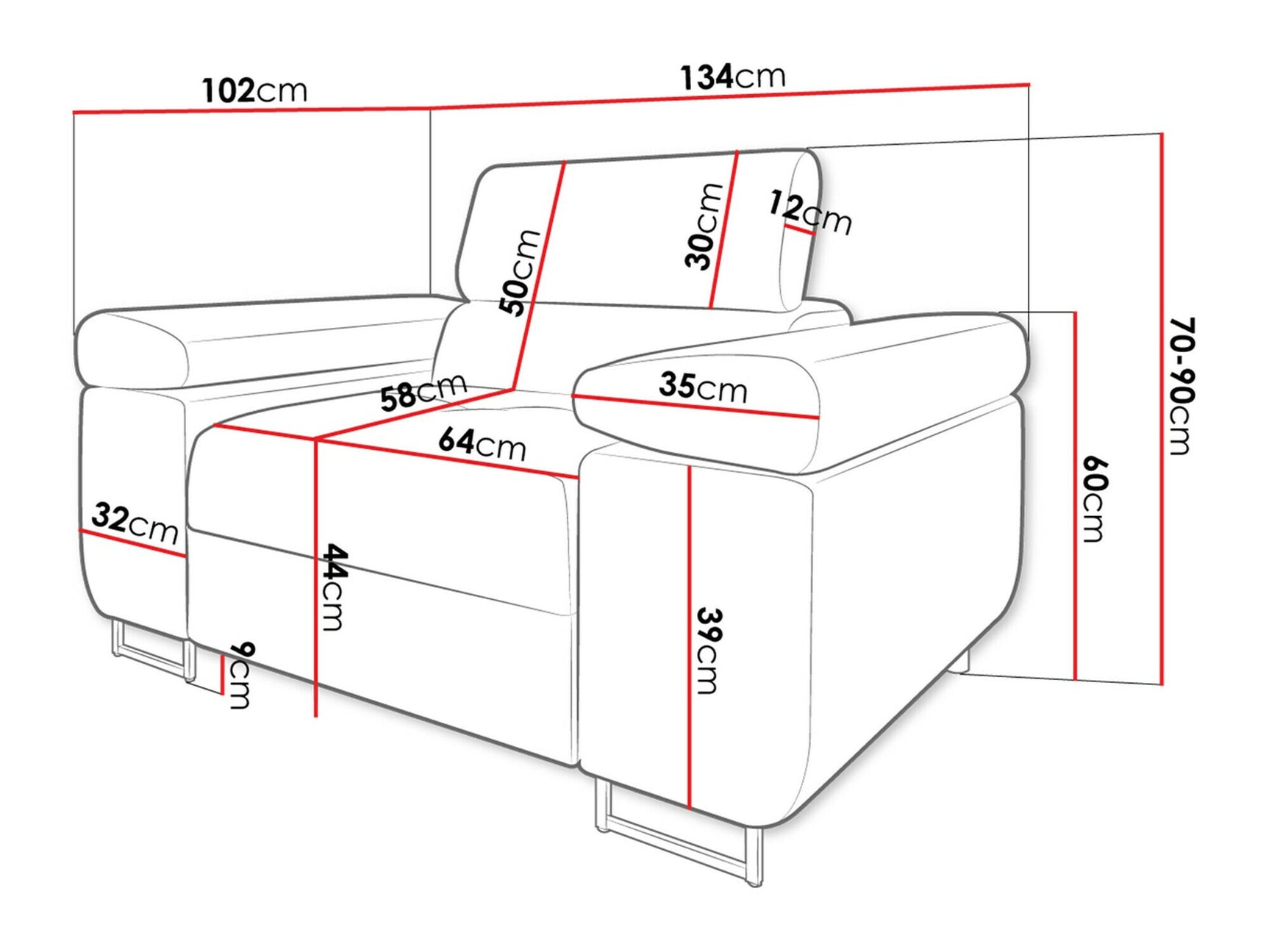 Lænestol Comfivo S106