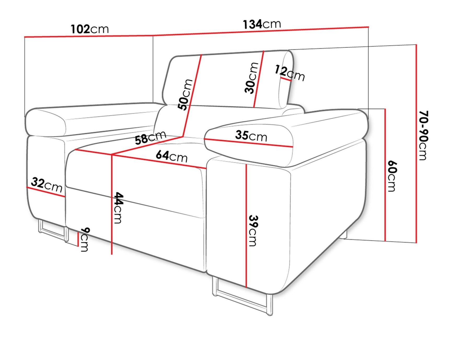 Lænestol Comfivo S106