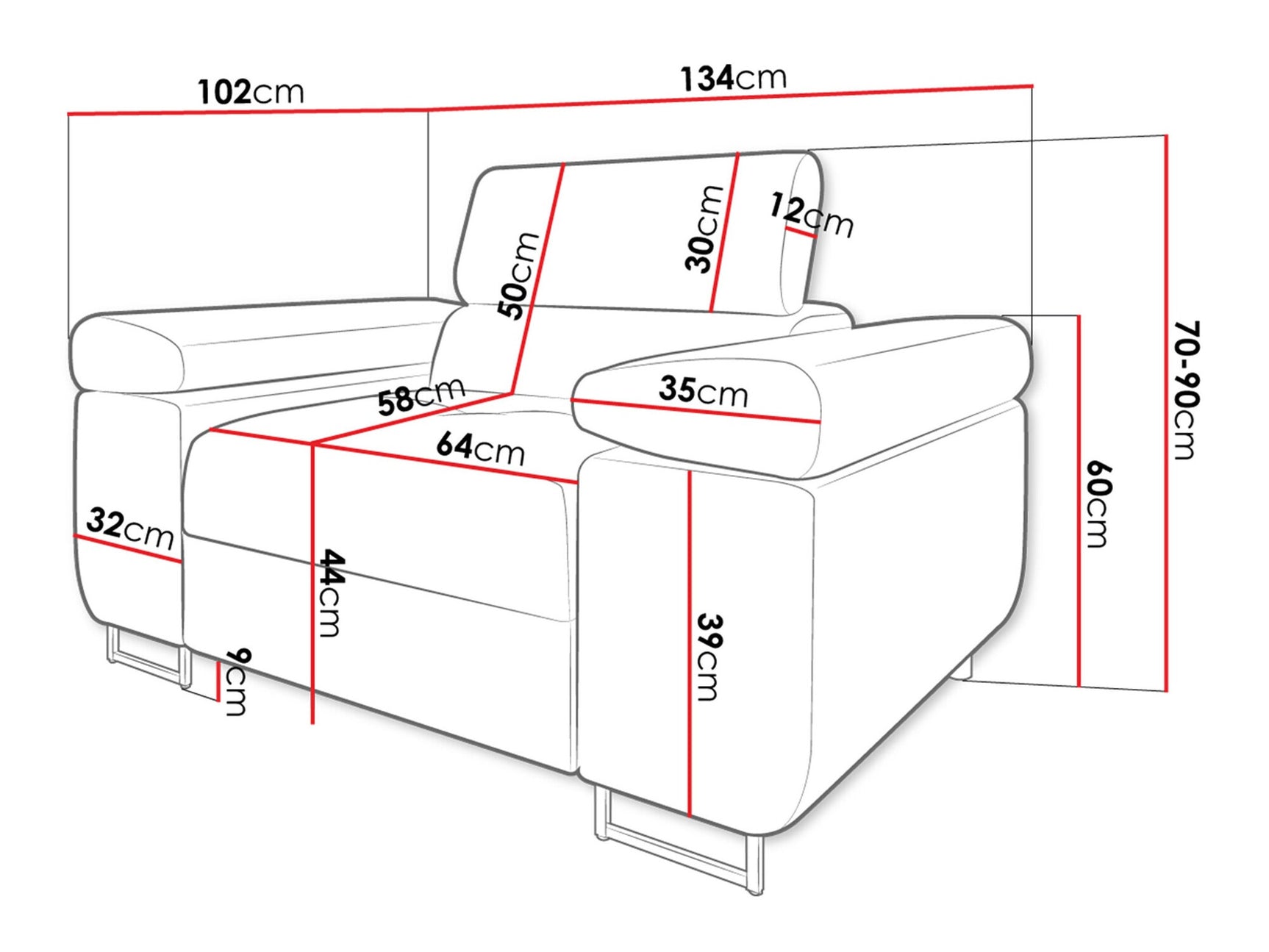 Lænestol Comfivo S106
