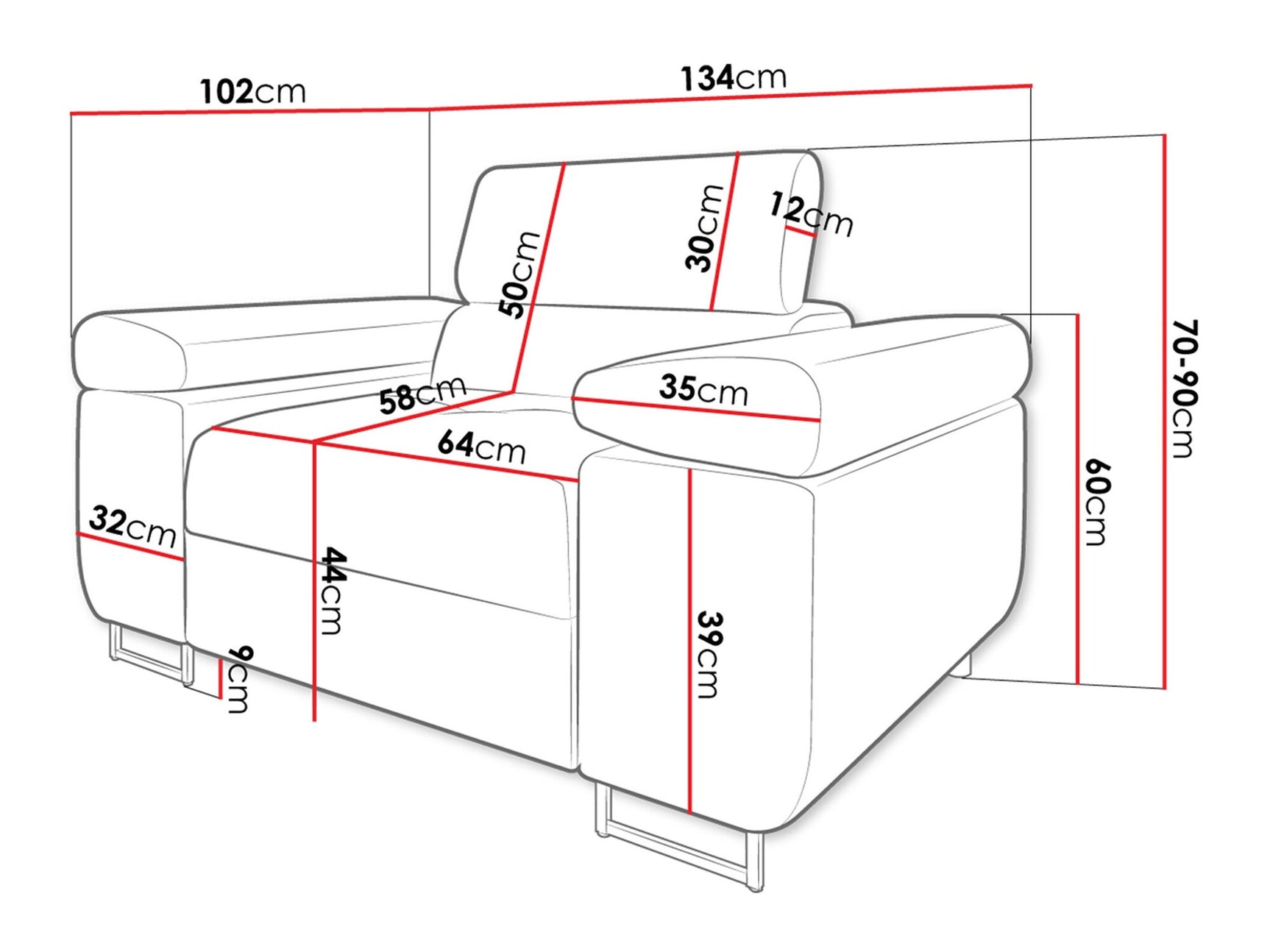 Lænestol Comfivo S106
