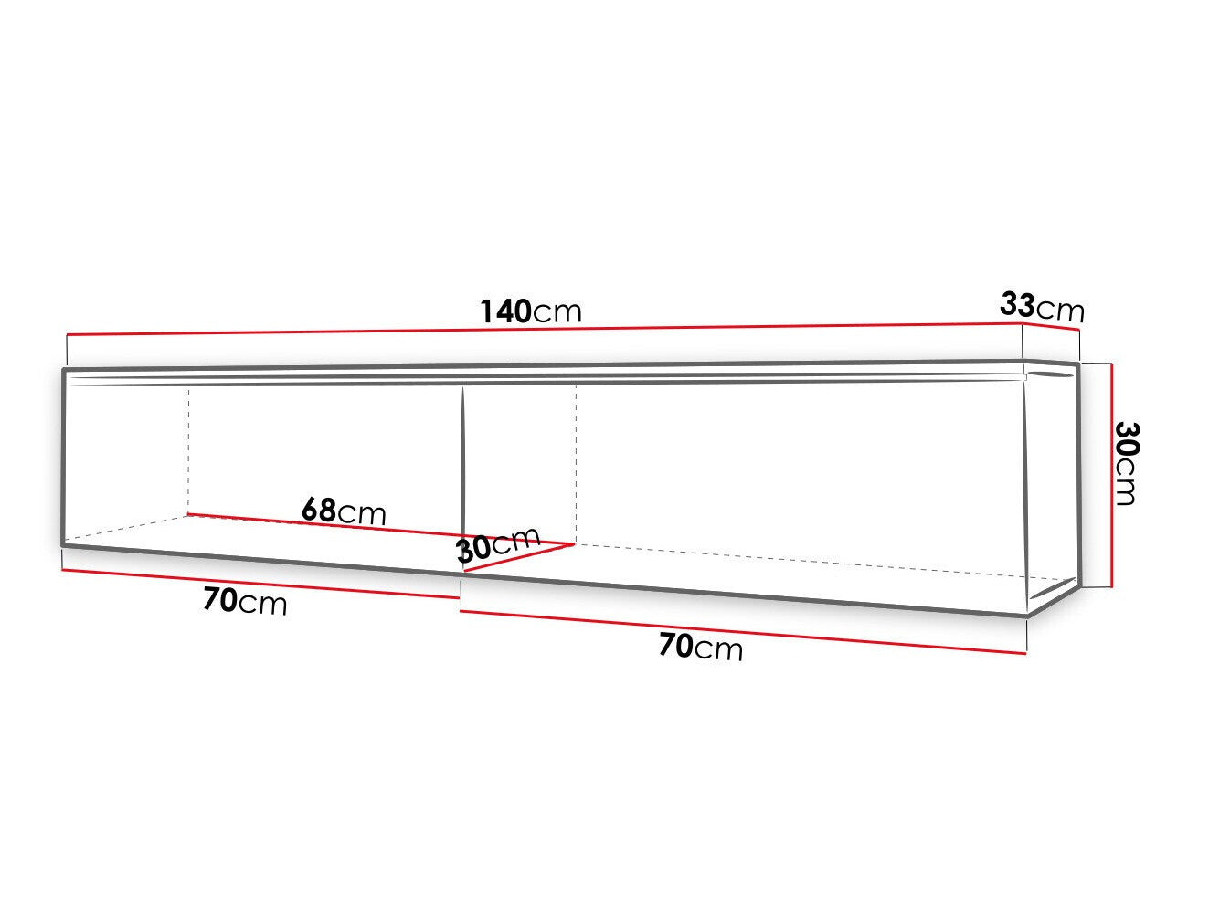 TV-bord Sarasota 163