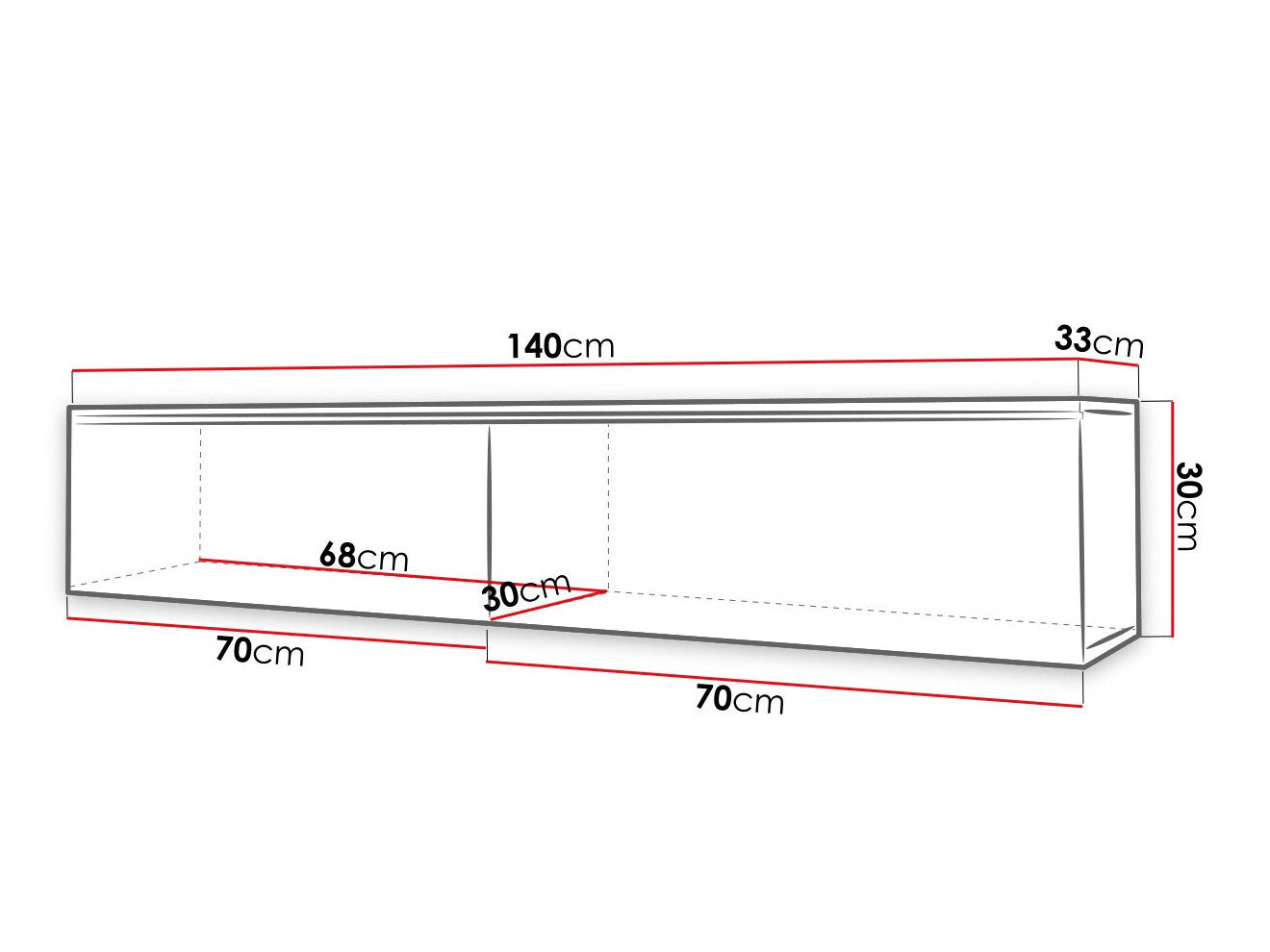 TV-bord Sarasota 163