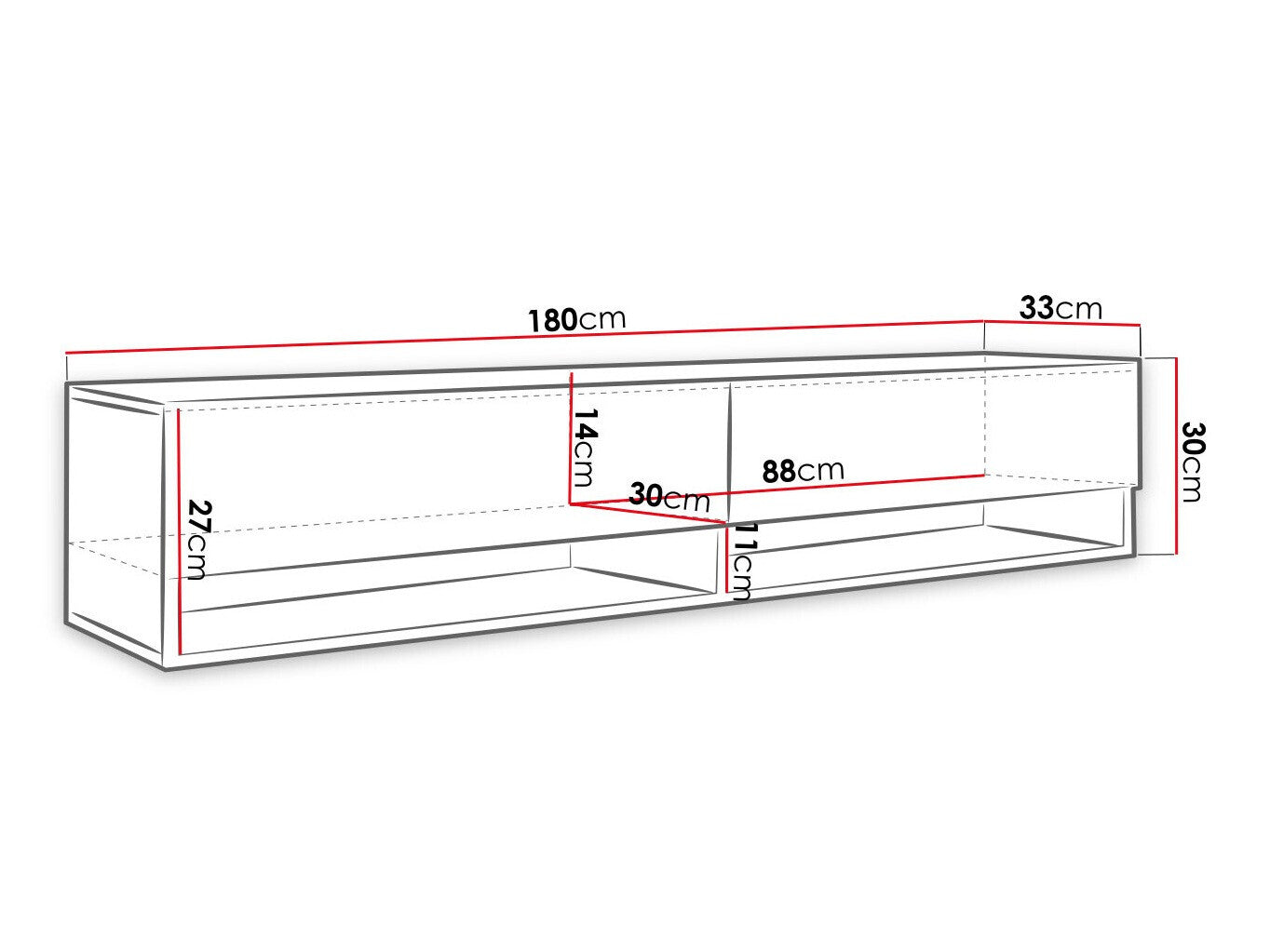 TV-bord Sarasota 119