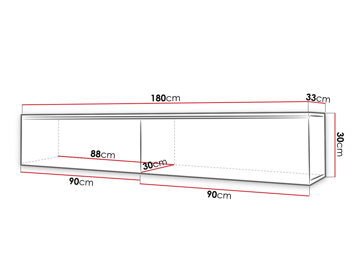 TV-bord Sarasota 164