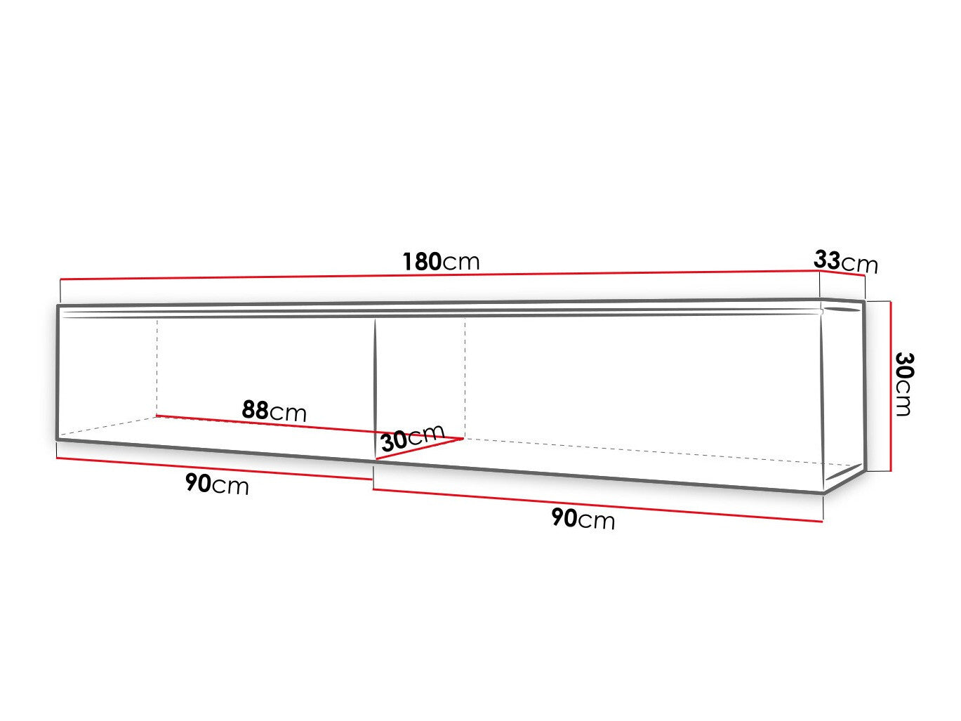TV-bord Sarasota 164