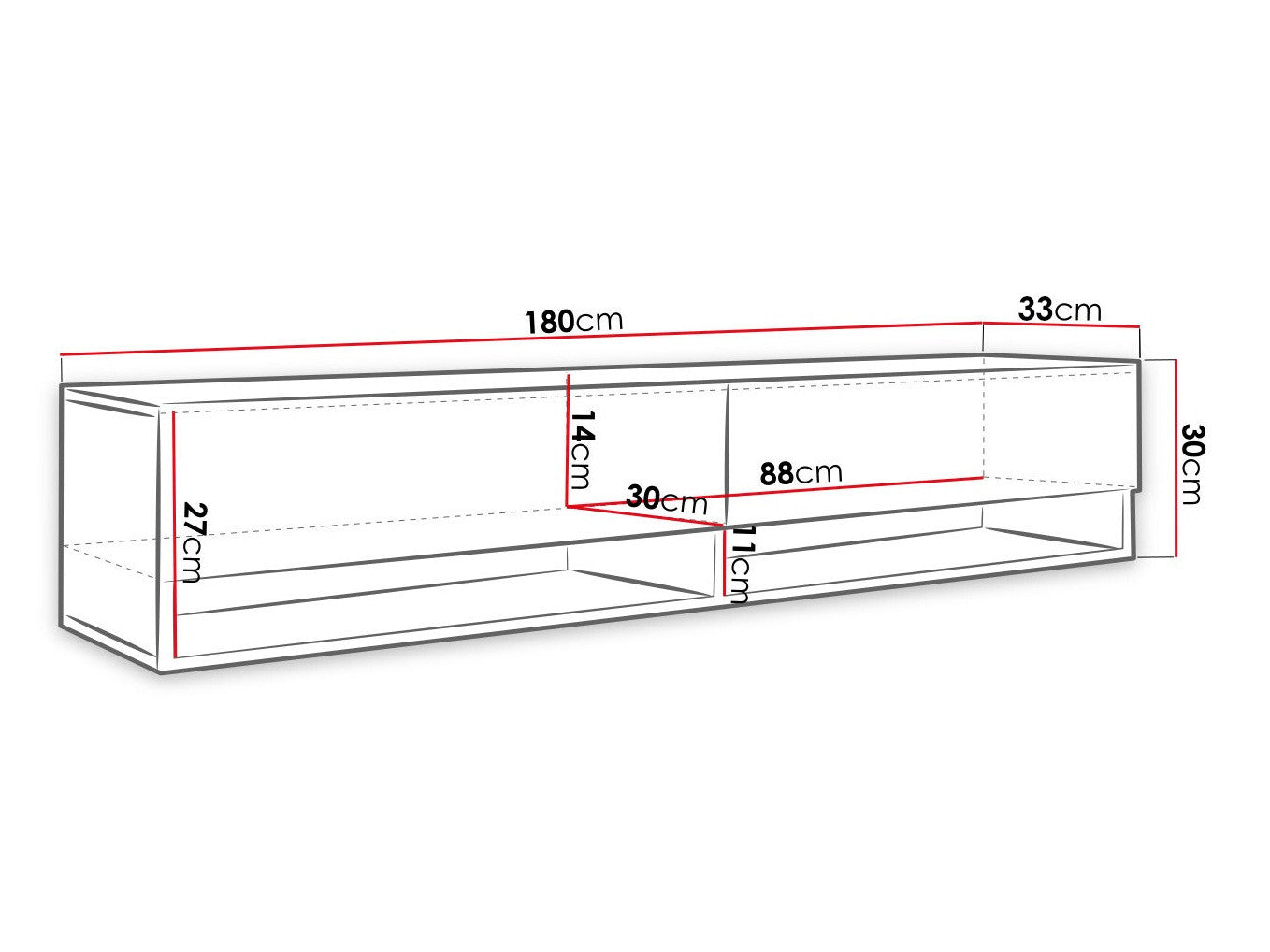 TV-bord Sarasota 119