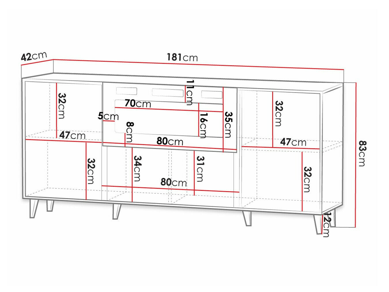 Sideboard Charlotte H104