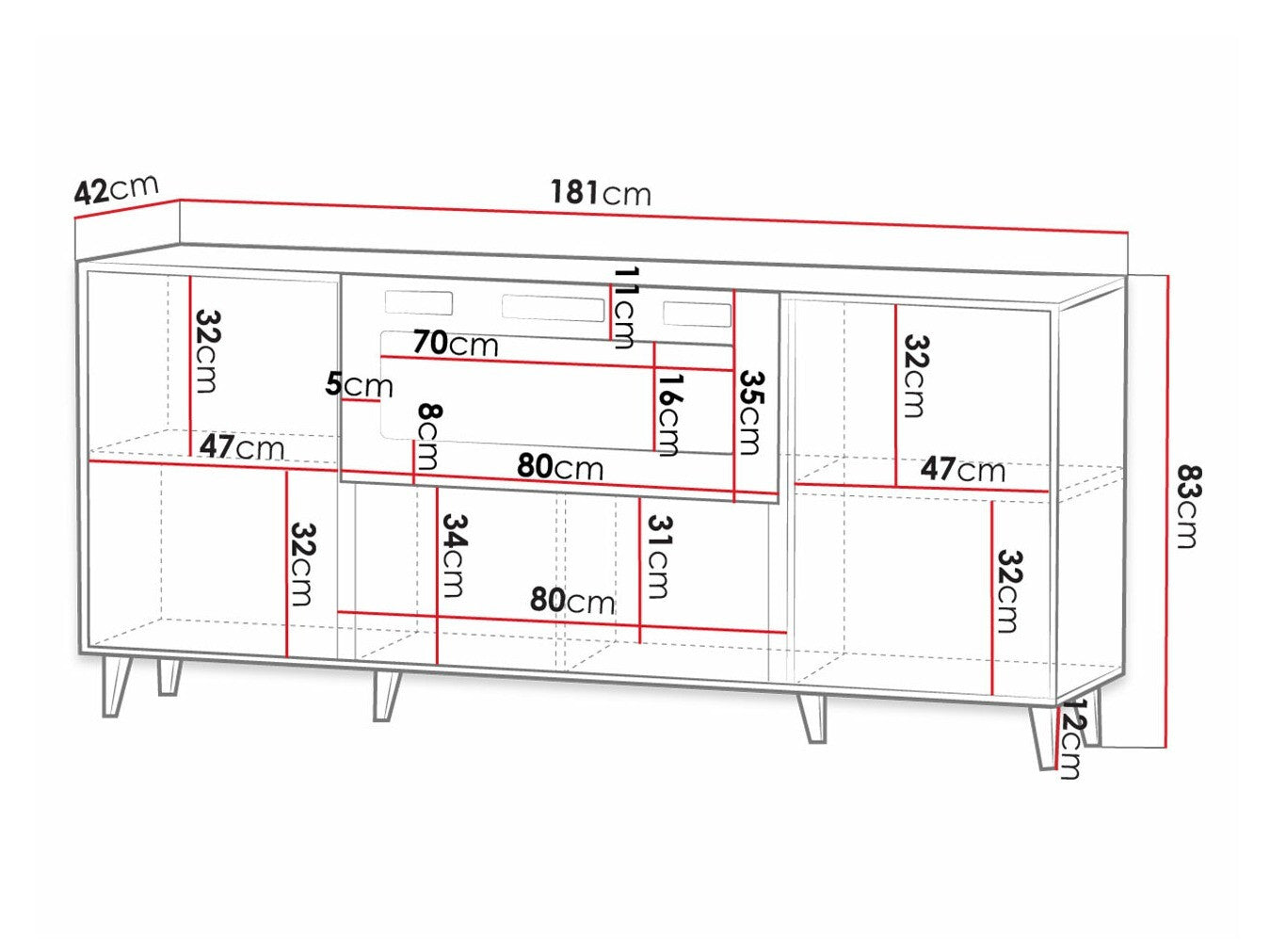 Sideboard Charlotte H104